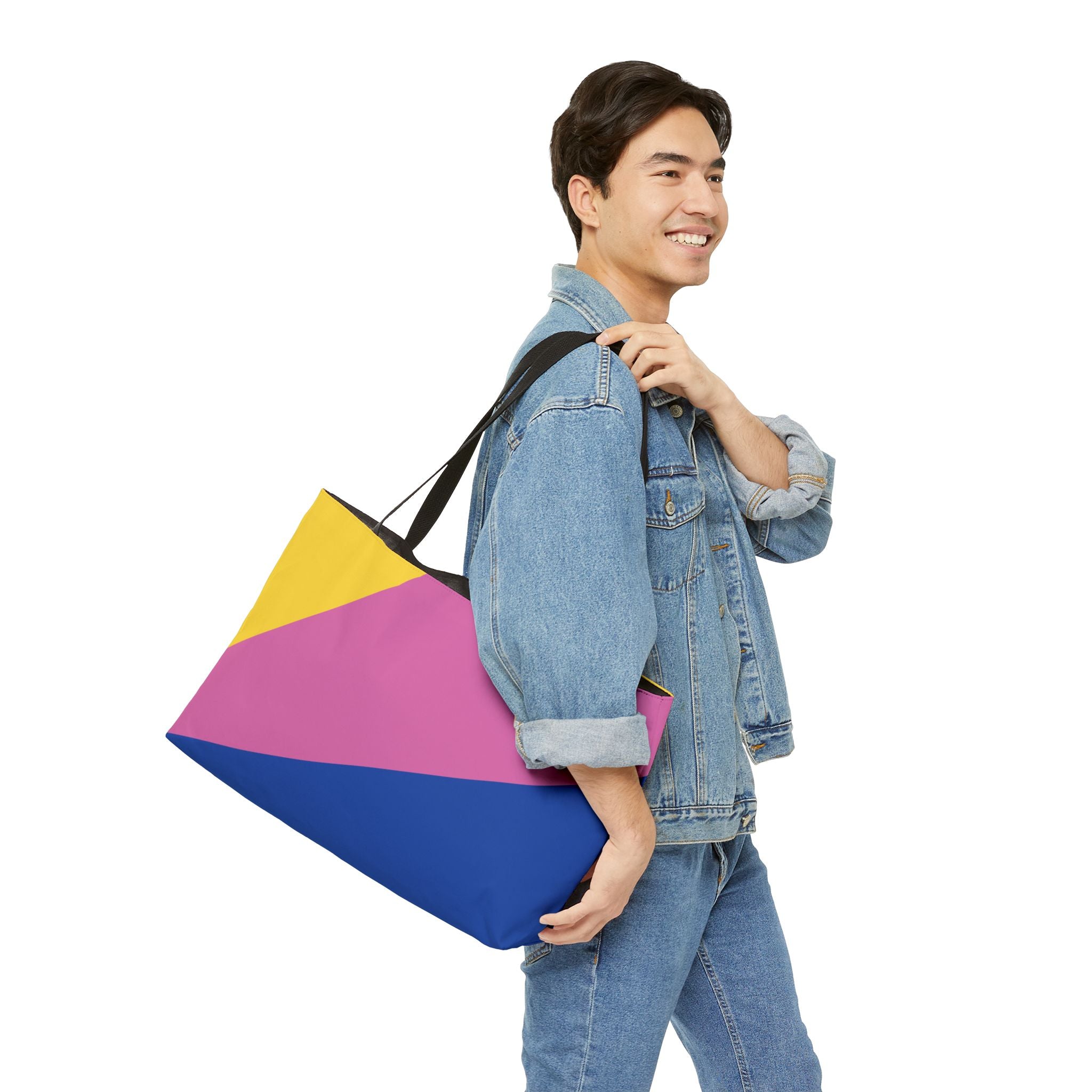 Colorblock Tote Bag