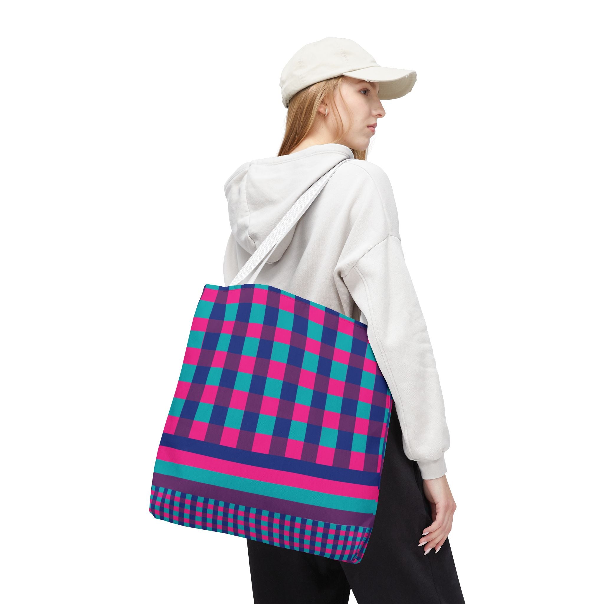 Colorblock Tote Bag