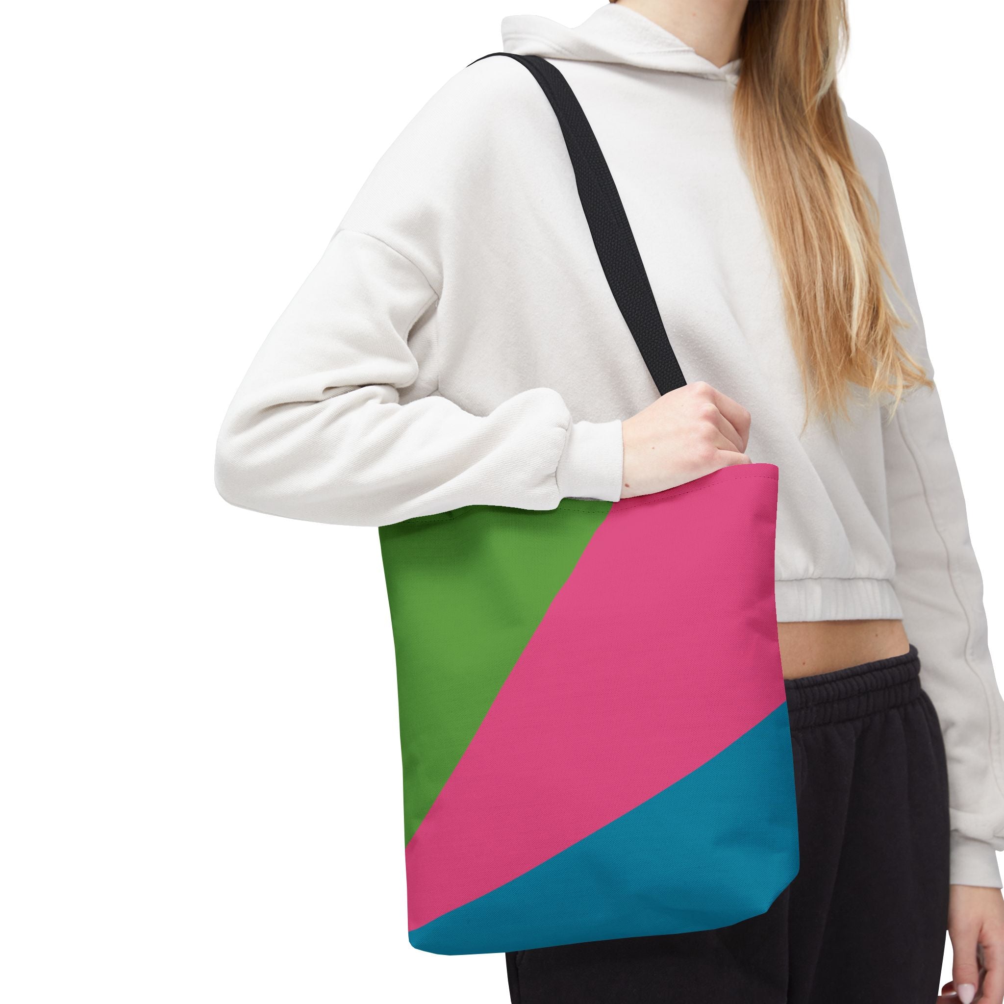 Colorblock Tote Bag