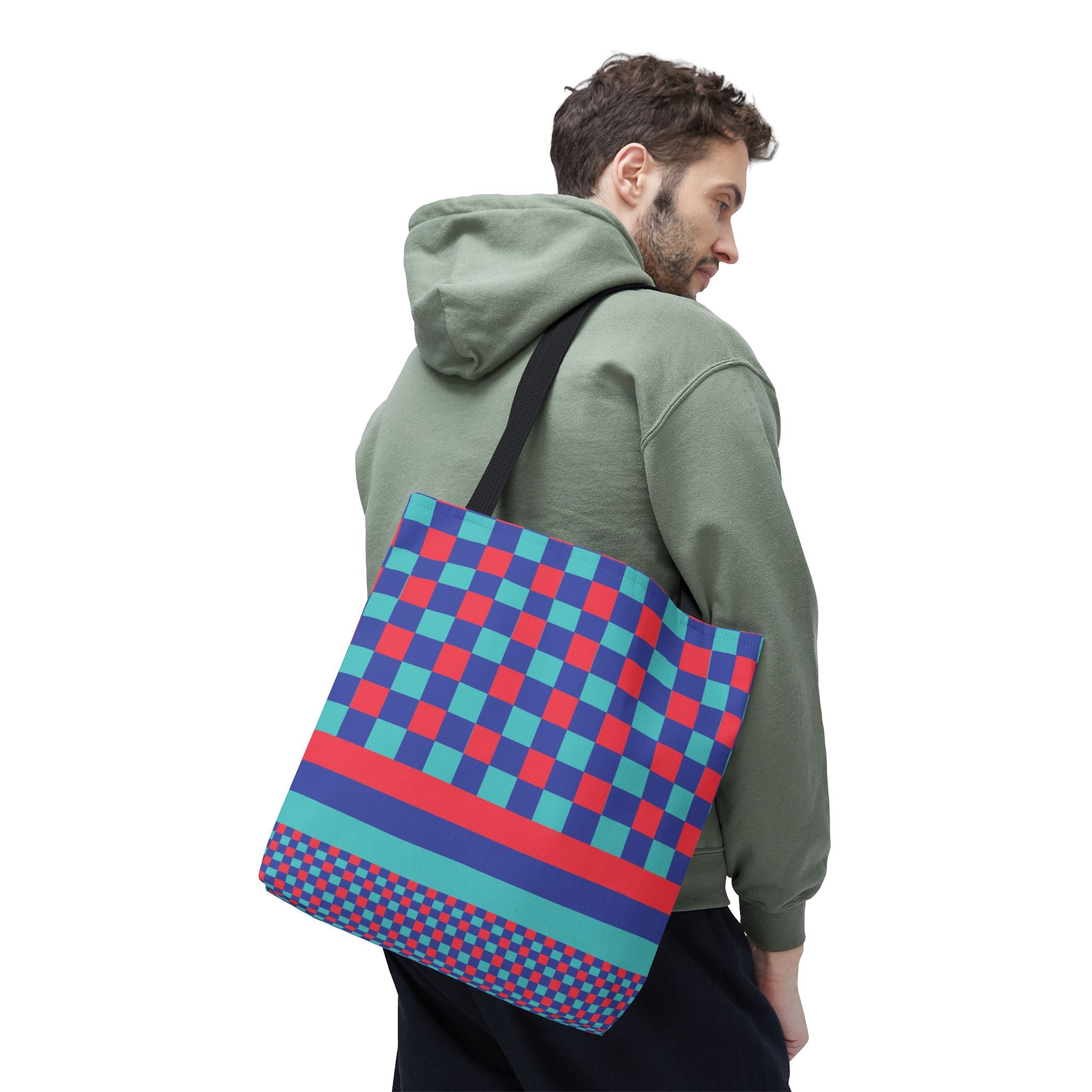 Colorblock Tote Bag