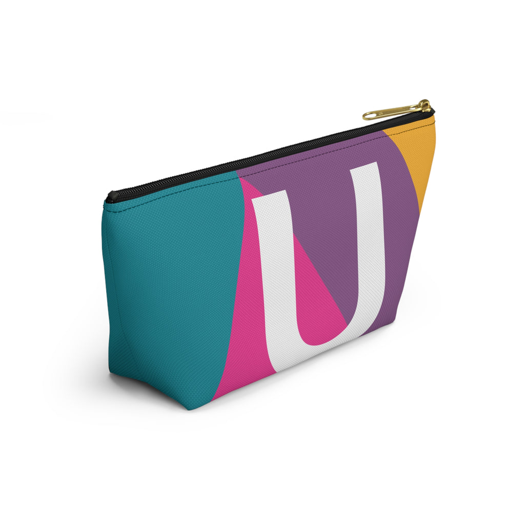 Colorblock Accessory Pouch — Monogram U T-Bottom Cosmetic Bag