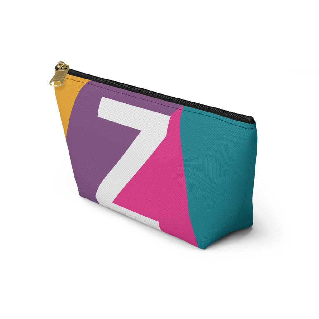 Colorblock Accessory Pouch — Monogram Z T-Bottom Cosmetic Bag