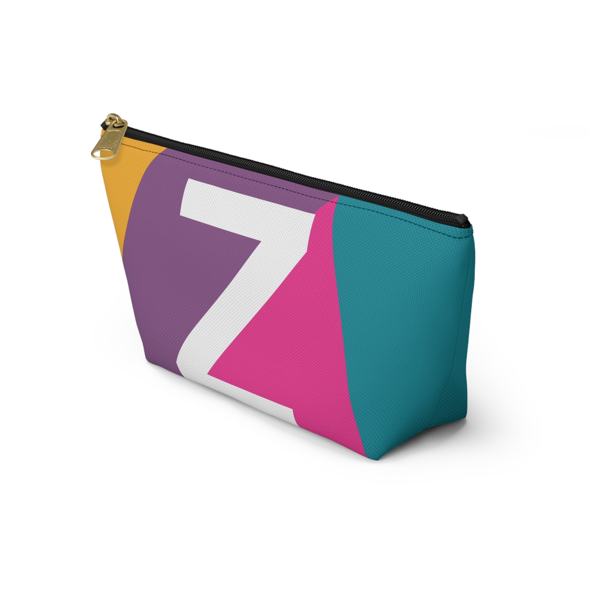 Colorblock Accessory Pouch — Monogram Z T-Bottom Cosmetic Bag