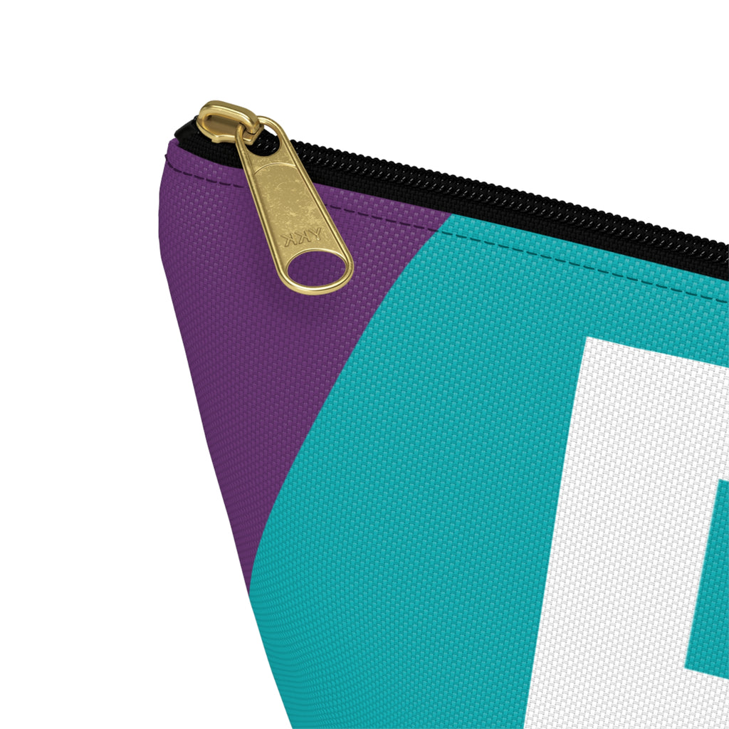 Colorblock Accessory Pouch — Monogram P T-Bottom Cosmetic Bag