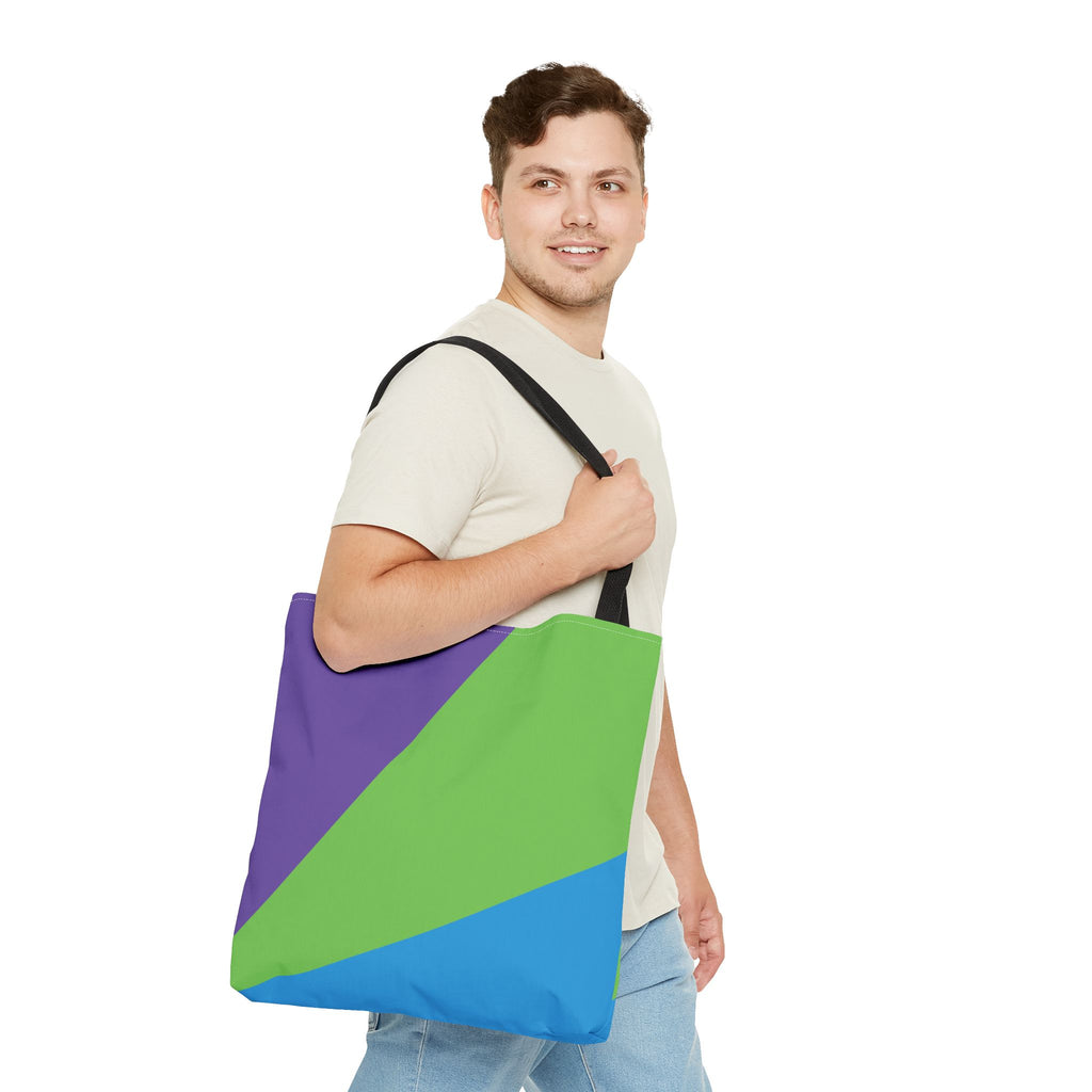 Colorblock Tote Bag