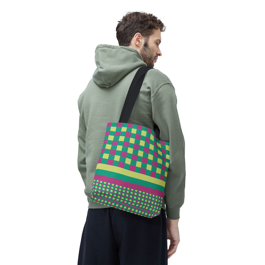 Colorblock Tote Bag