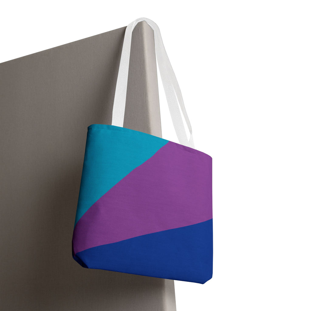 Colorblock Tote Bag