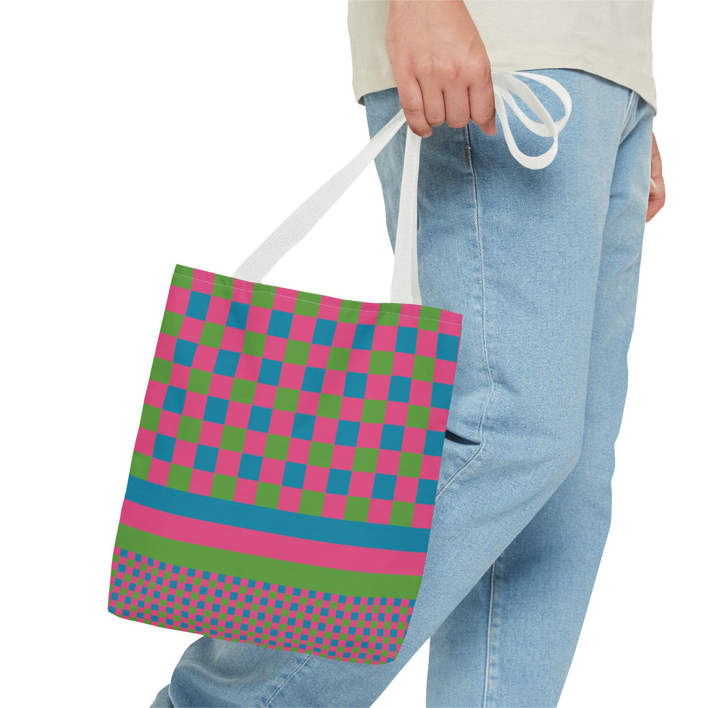 Colorblock Tote Bag