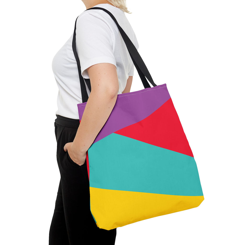 Colorblock Tote Bag