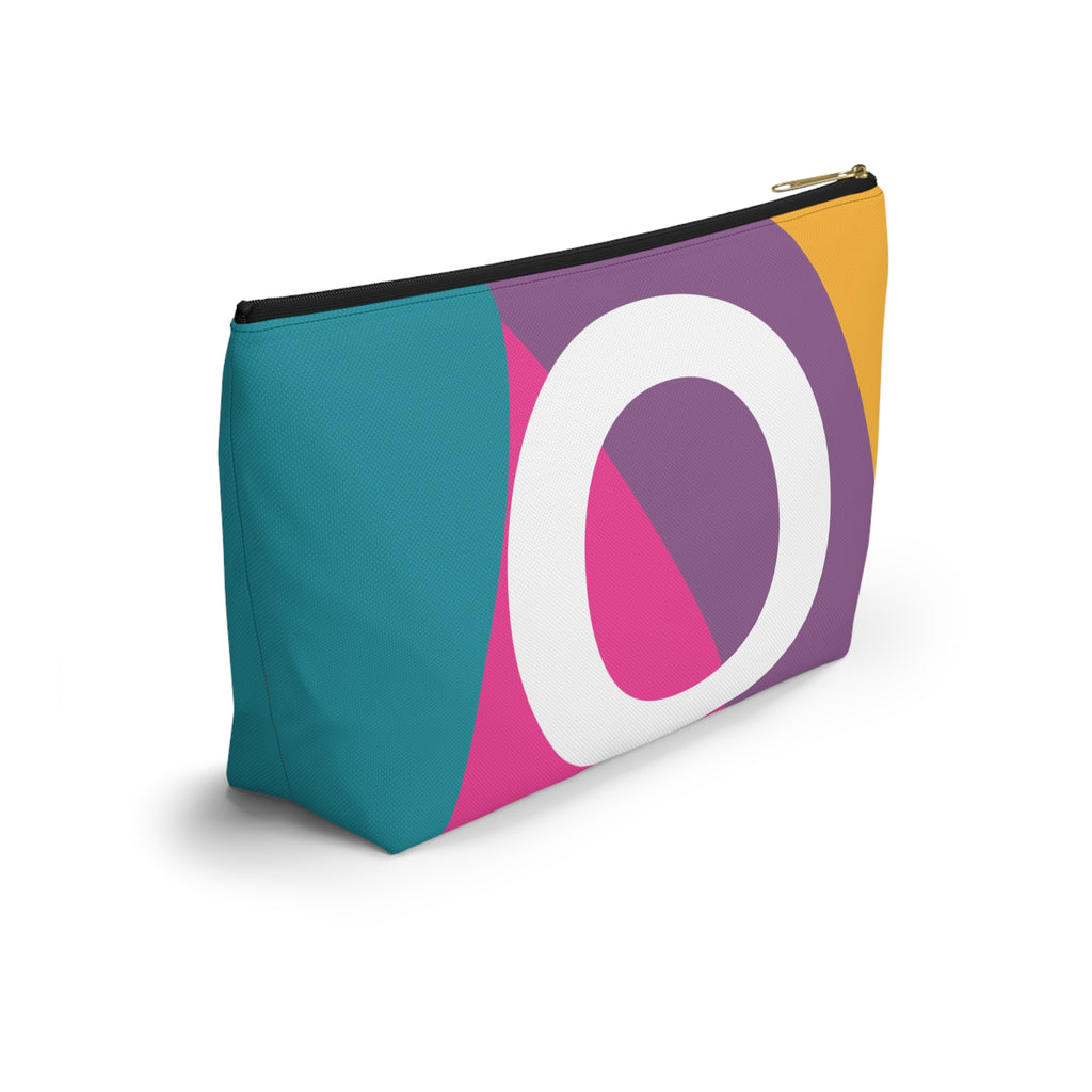 Colorblock Accessory Pouch — Monogram O T-Bottom Cosmetic Bag
