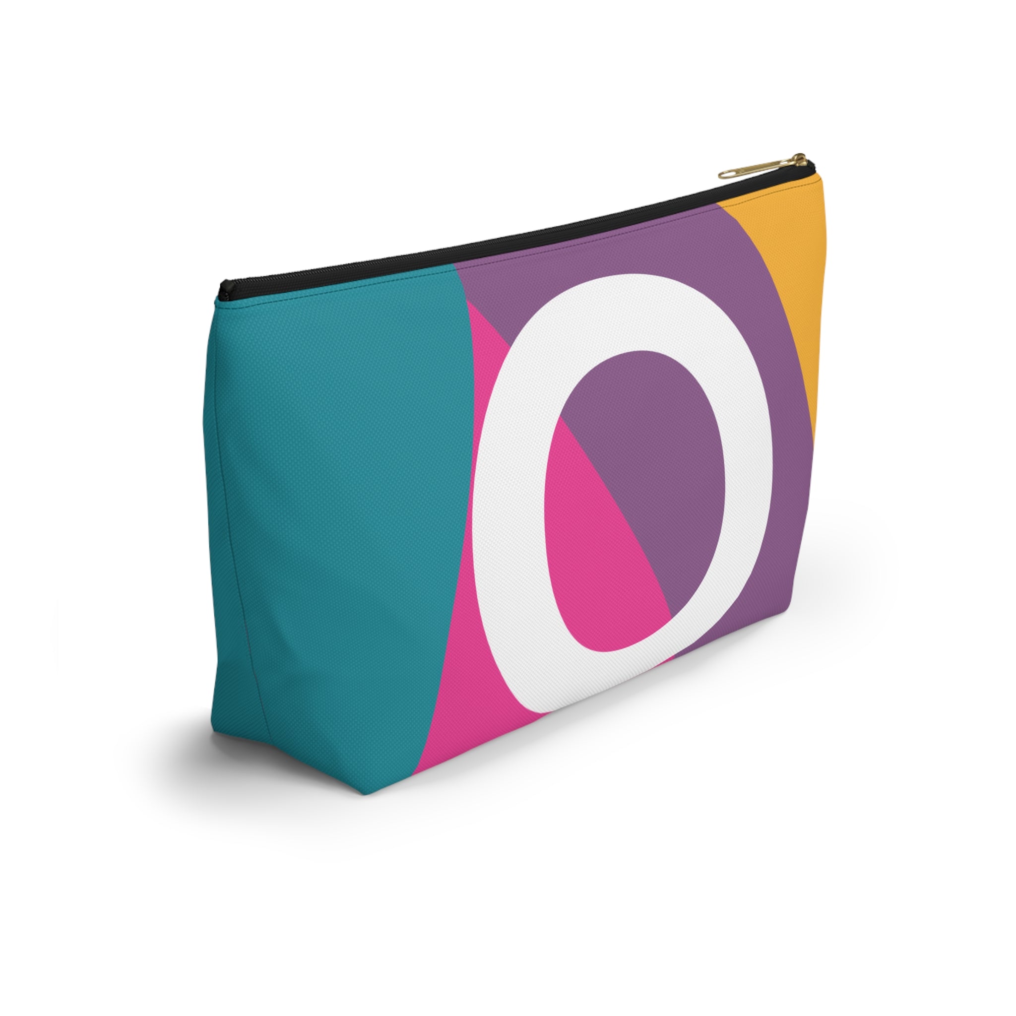 Colorblock Accessory Pouch — Monogram O T-Bottom Cosmetic Bag