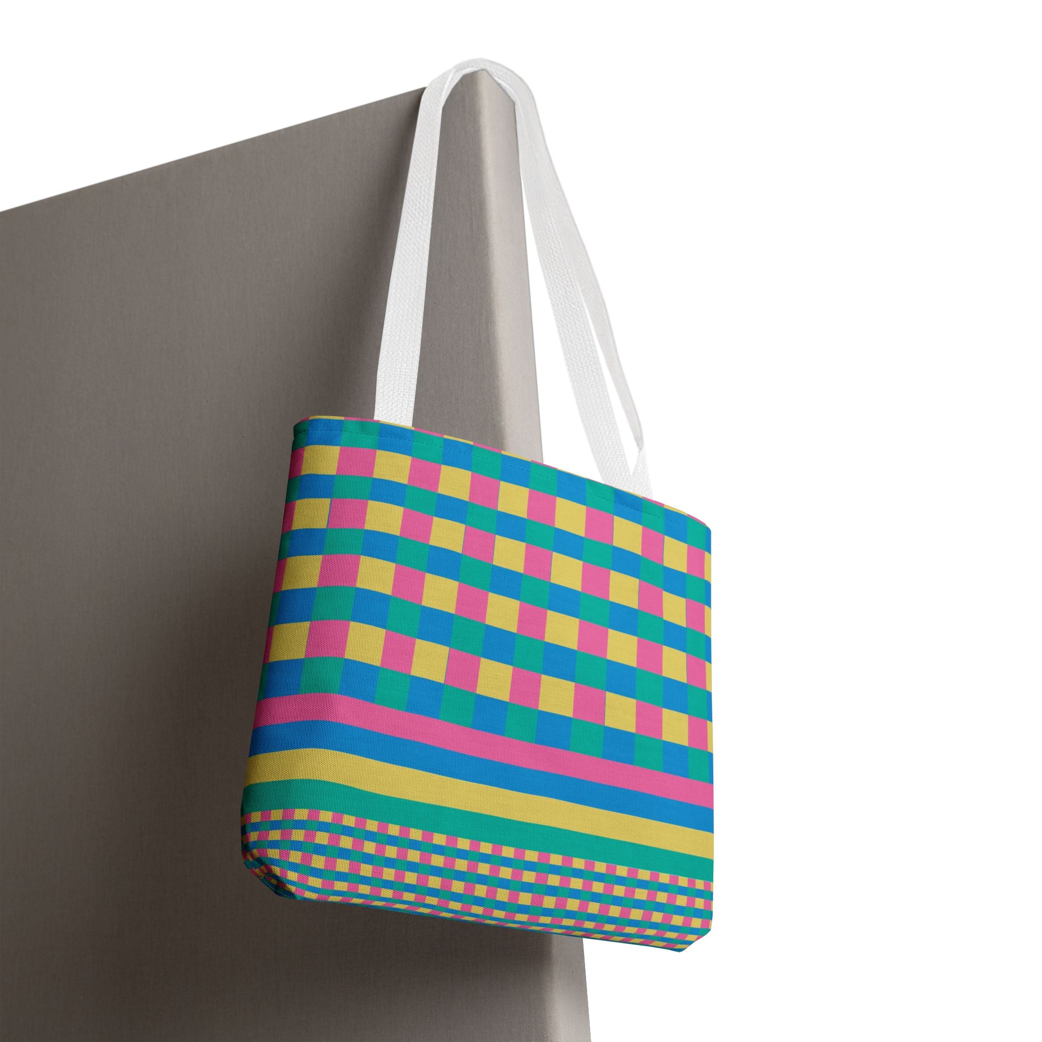 Colorblock Tote Bag