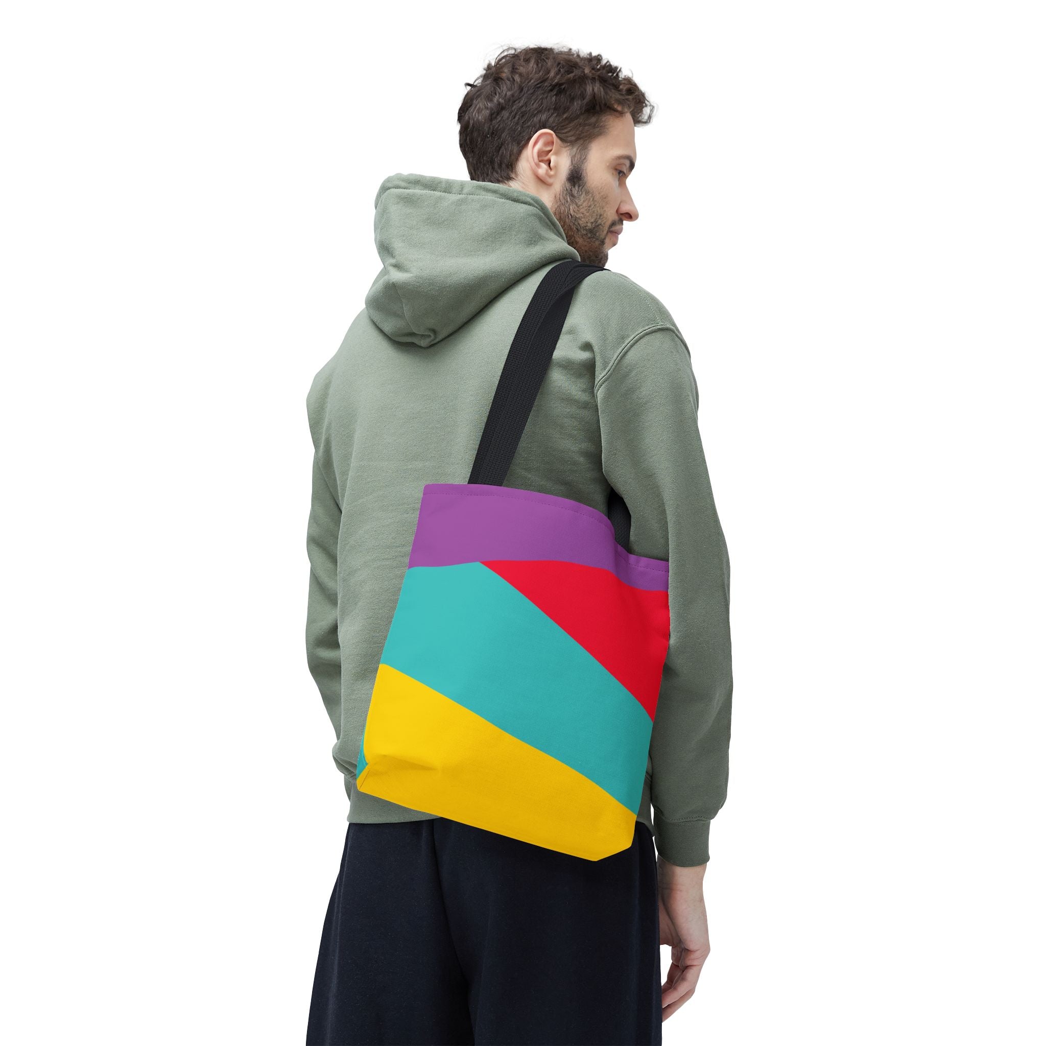 Colorblock Tote Bag