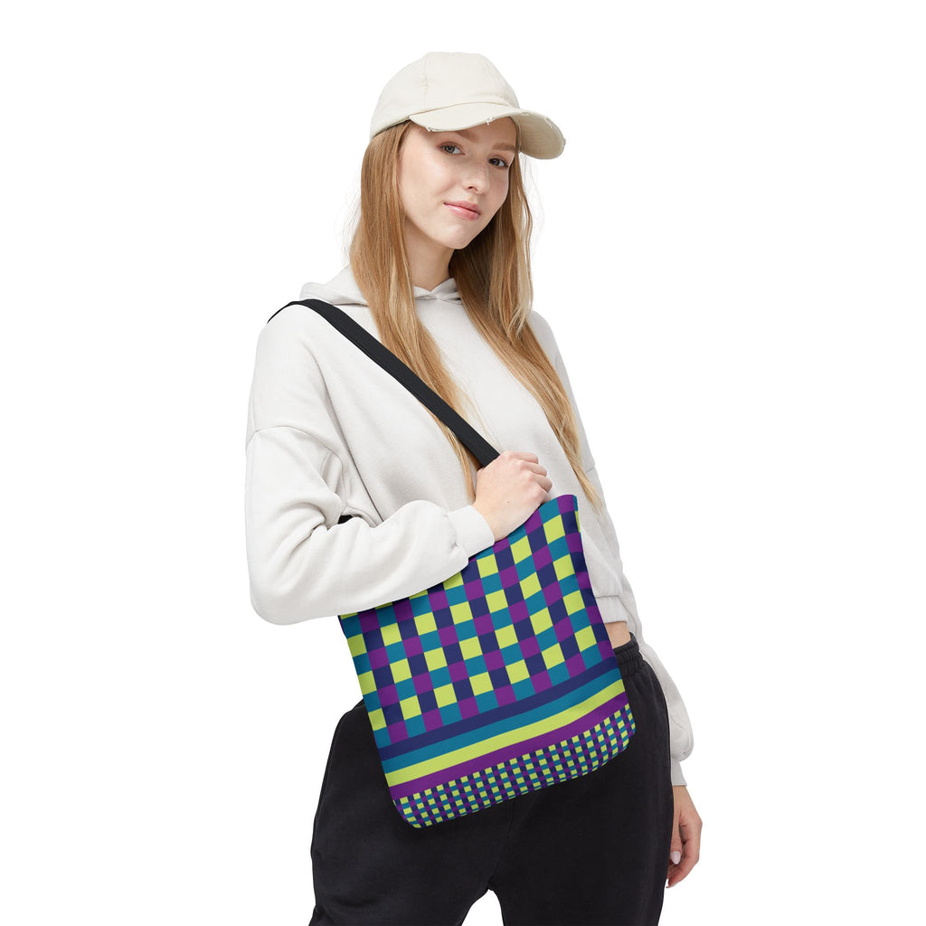 Colorblock Tote Bag