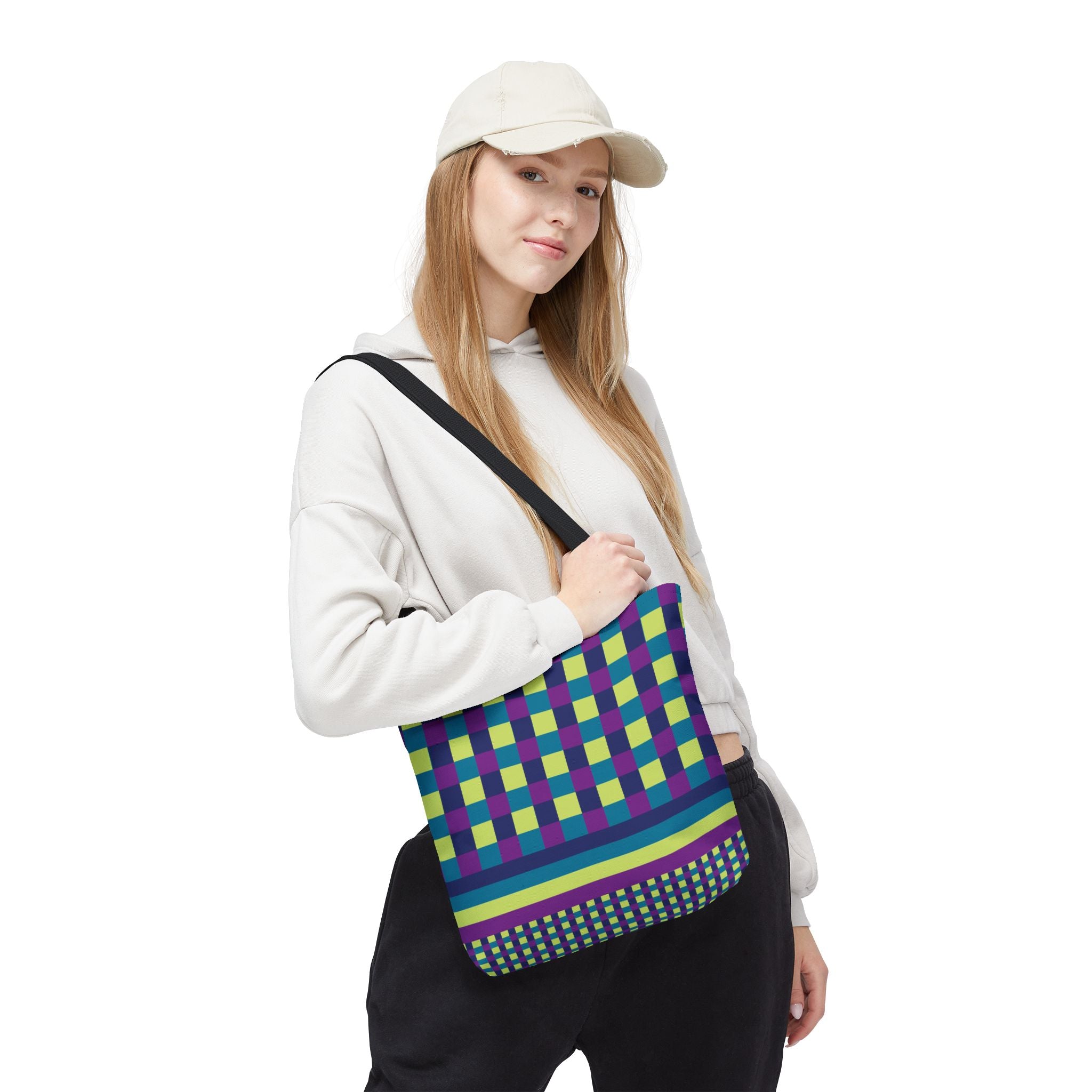 Colorblock Tote Bag