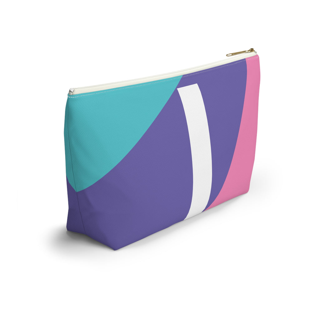 Colorblock Accessory Pouch — Monogram I T-Bottom Cosmetic Bag