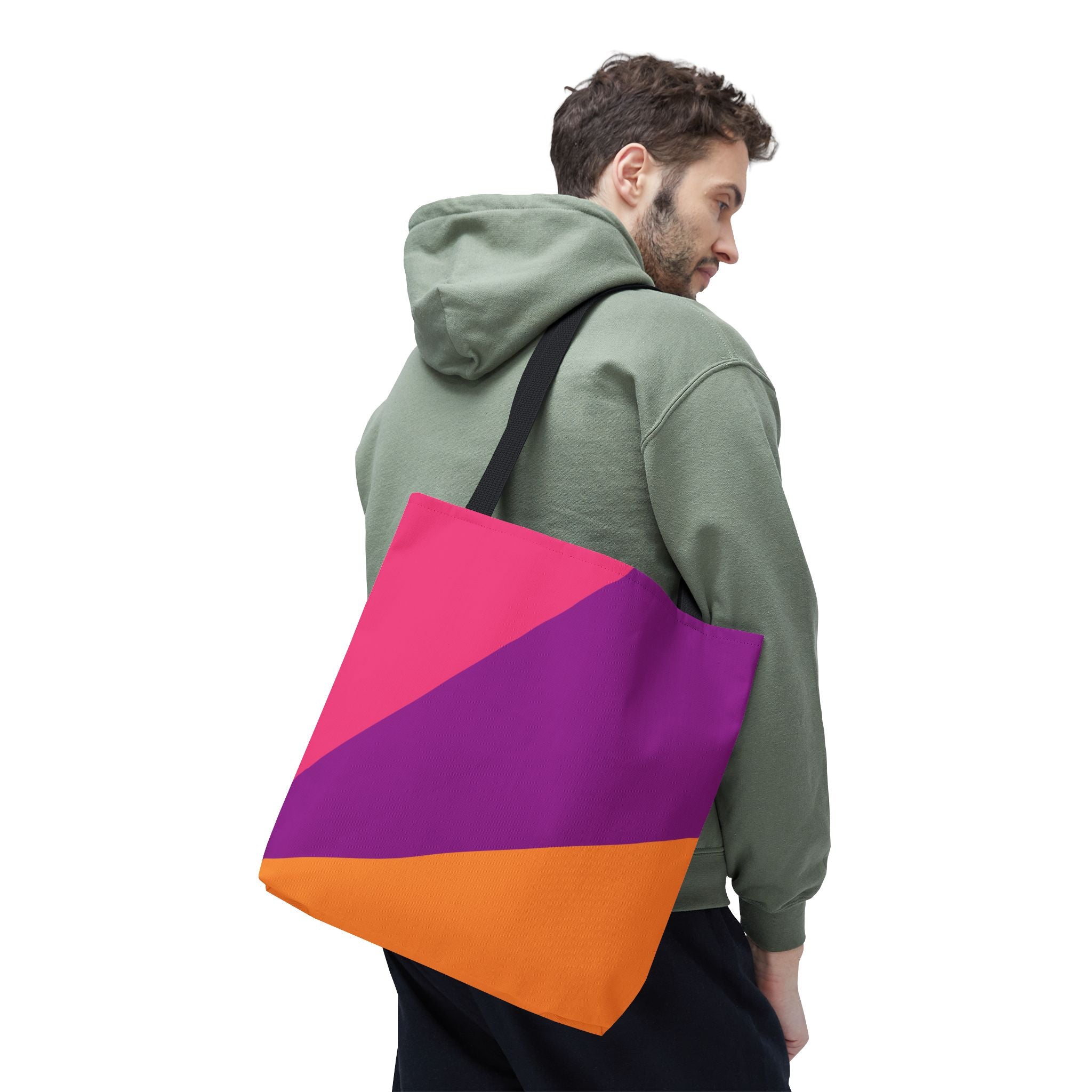 Colorblock Tote Bag