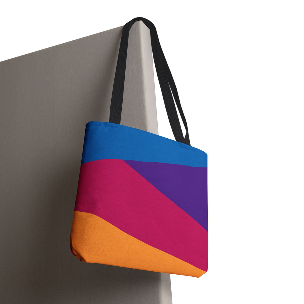 Colorblock Tote Bag
