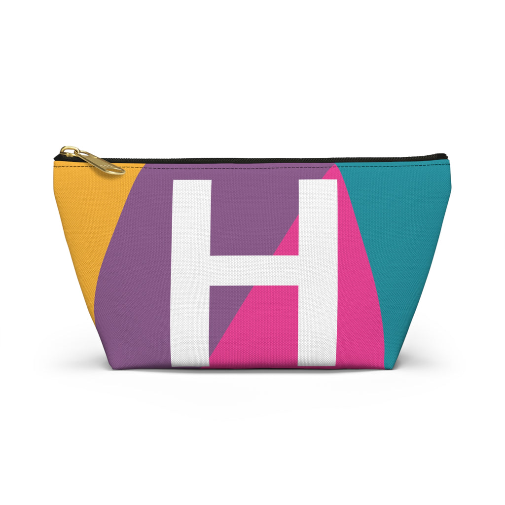 Colorblock Accessory Pouch — Monogram H T-Bottom Cosmetic Bag