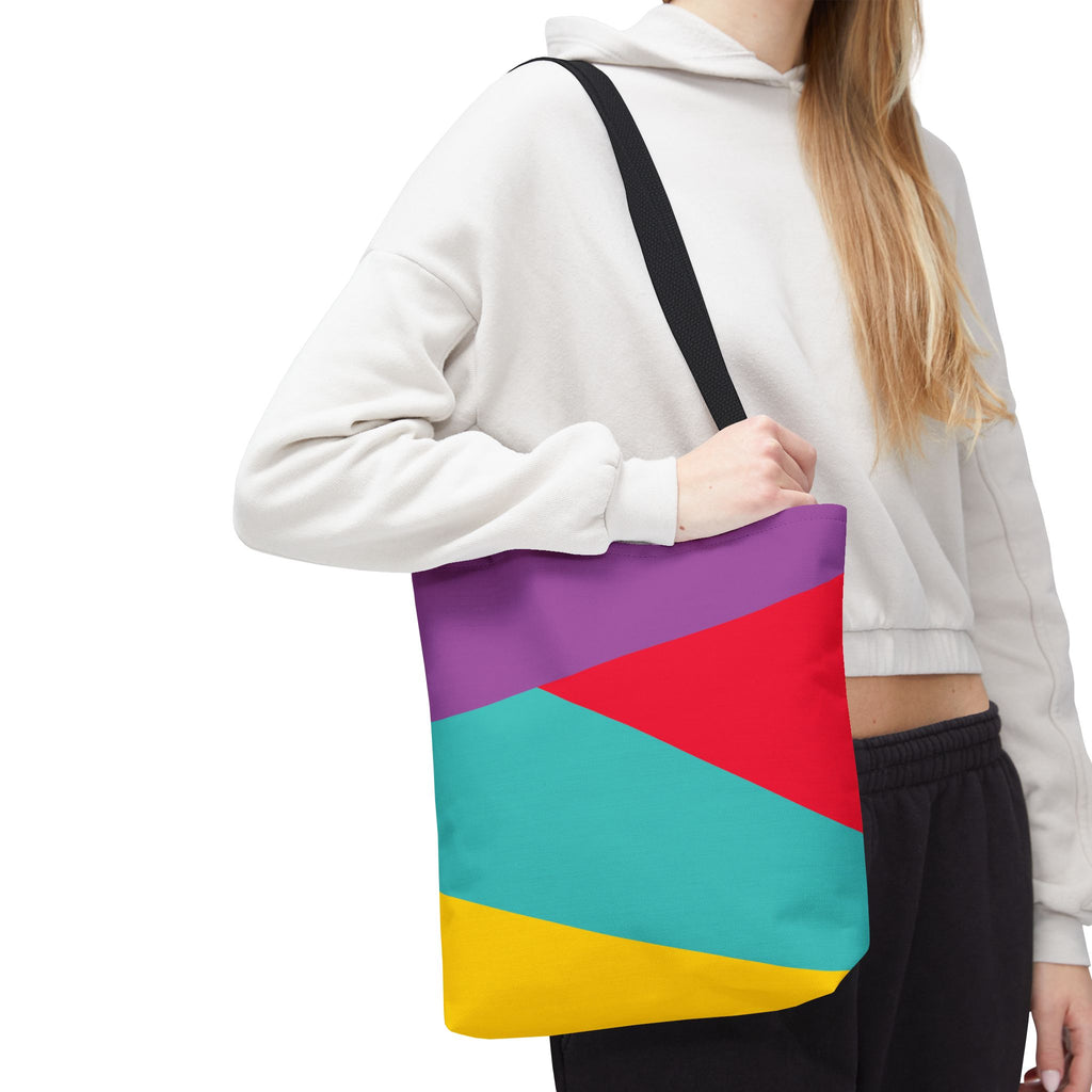 Colorblock Tote Bag