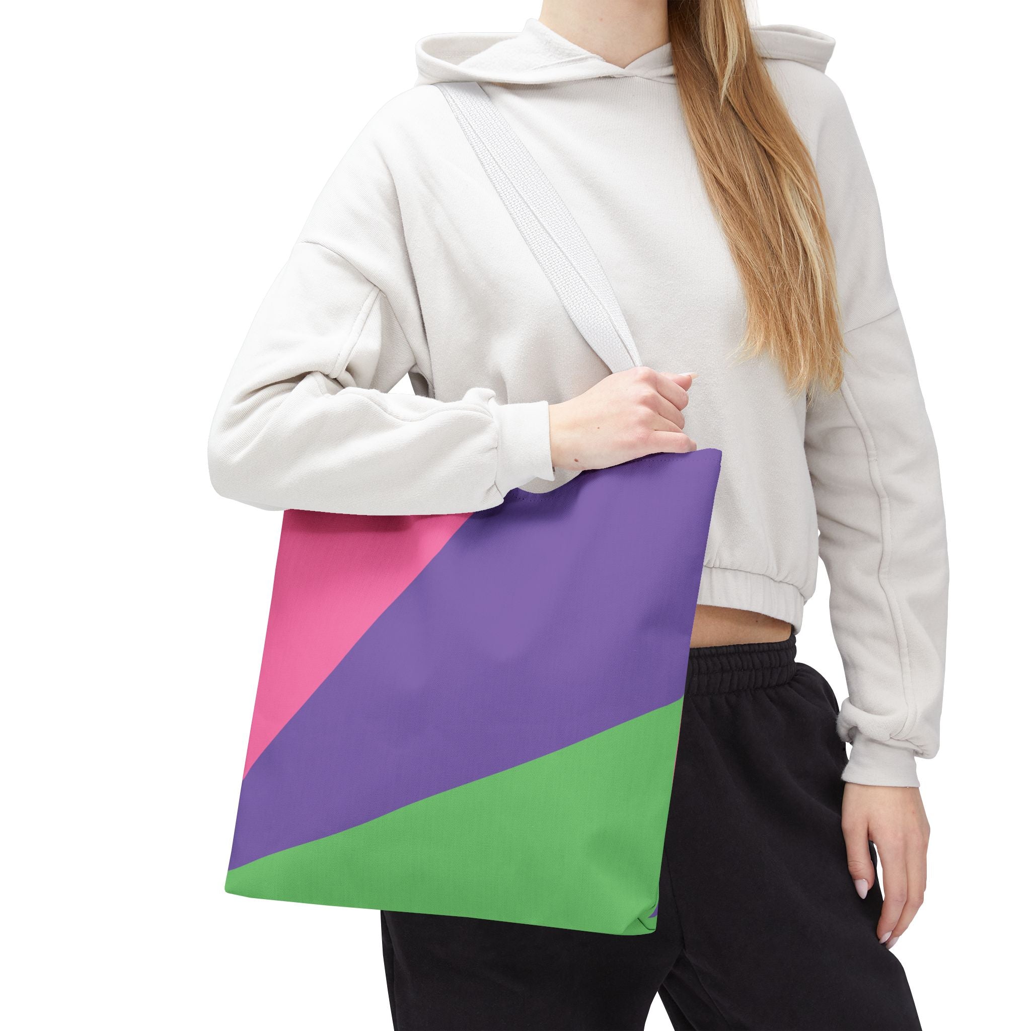 Colorblock Tote Bag
