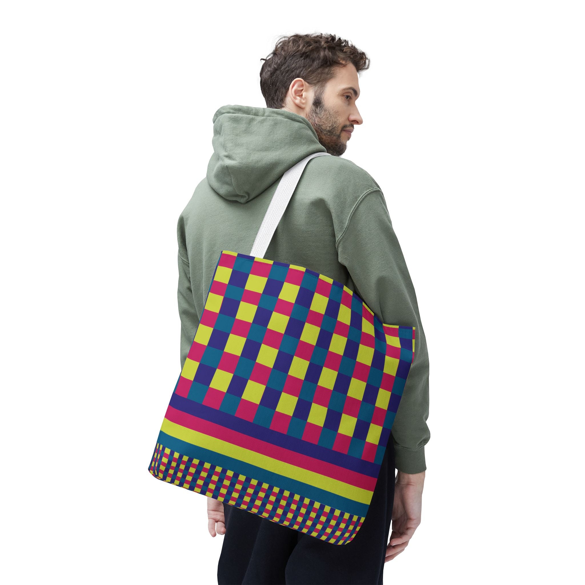 Colorblock Tote Bag