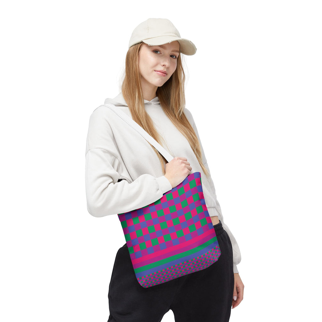 Colorblock Tote Bag