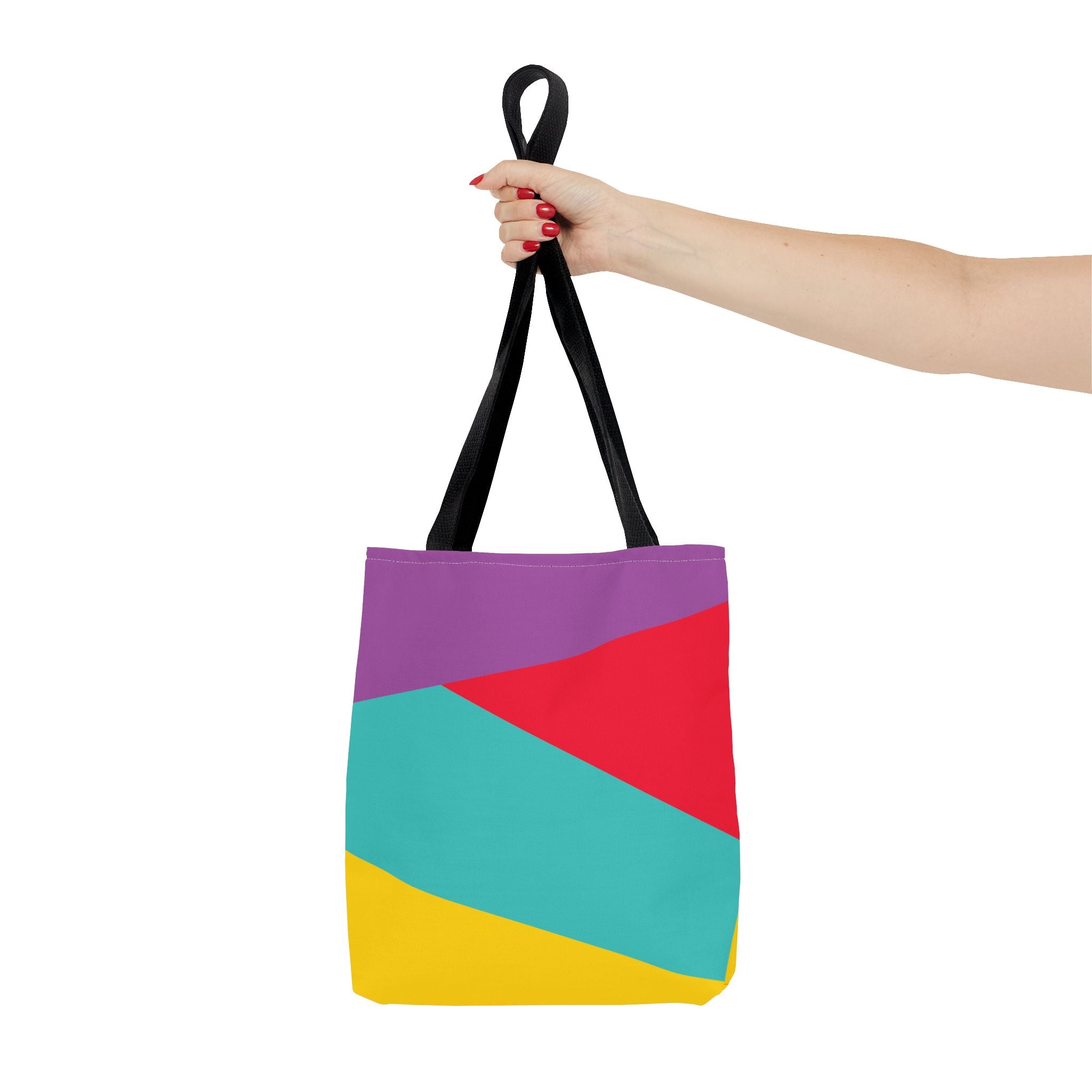 Colorblock Tote Bag