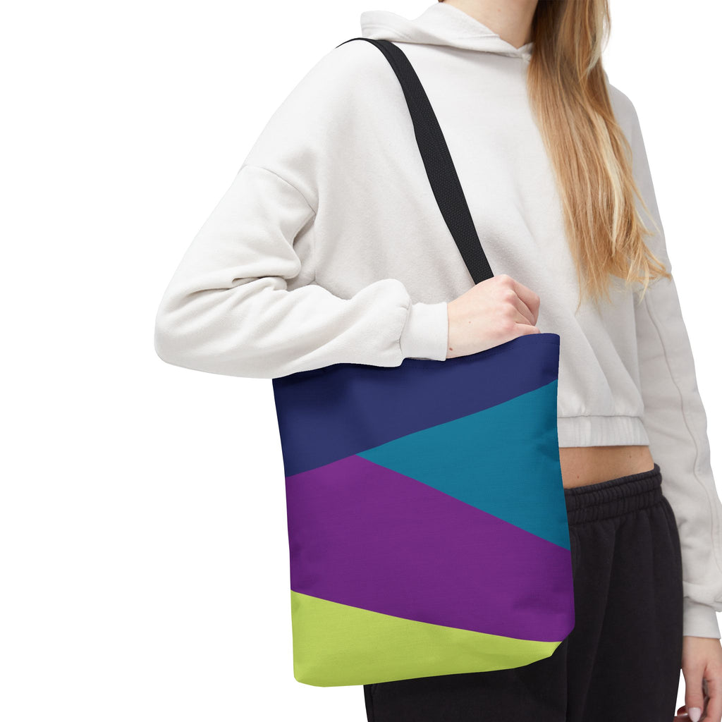 Colorblock Tote Bag