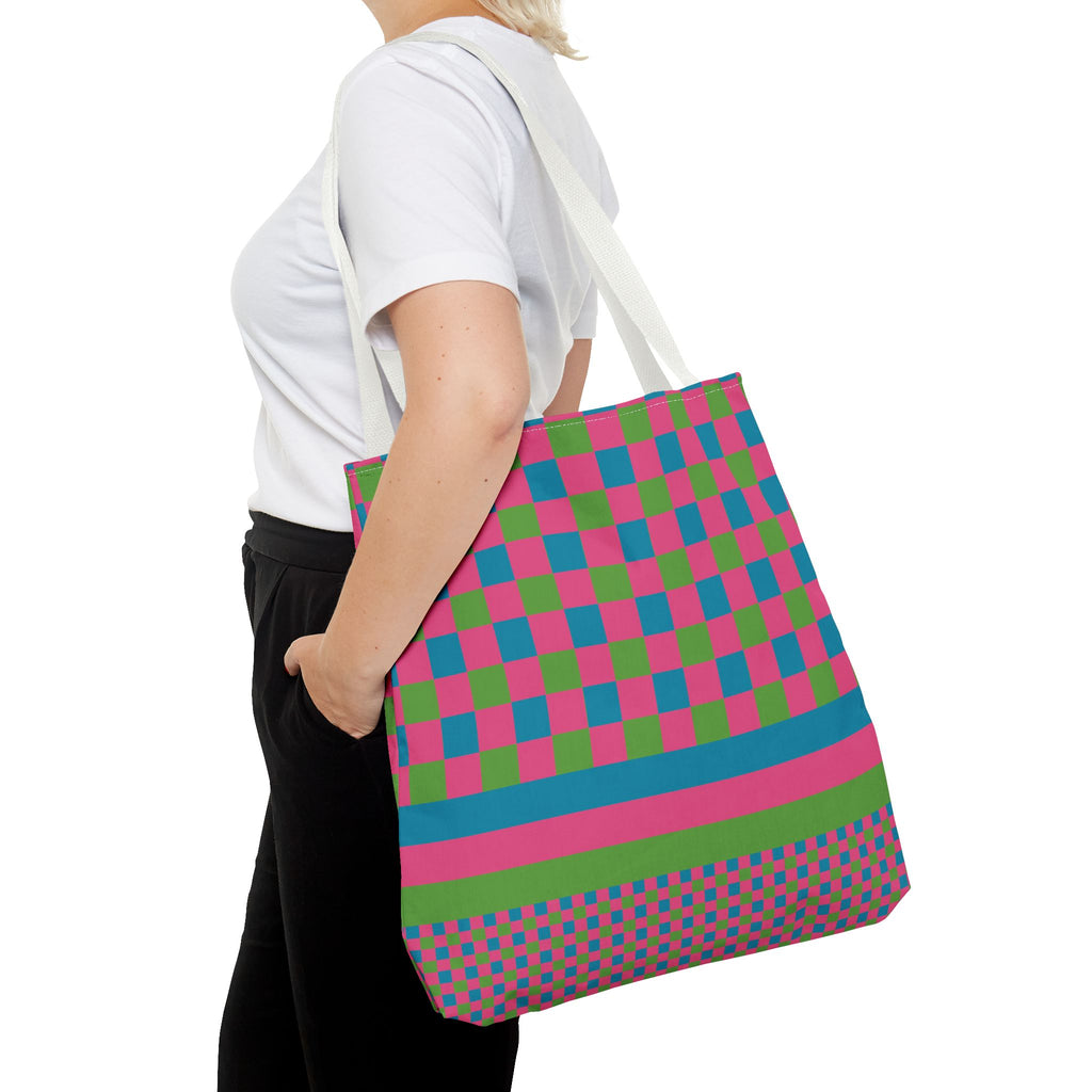 Colorblock Tote Bag