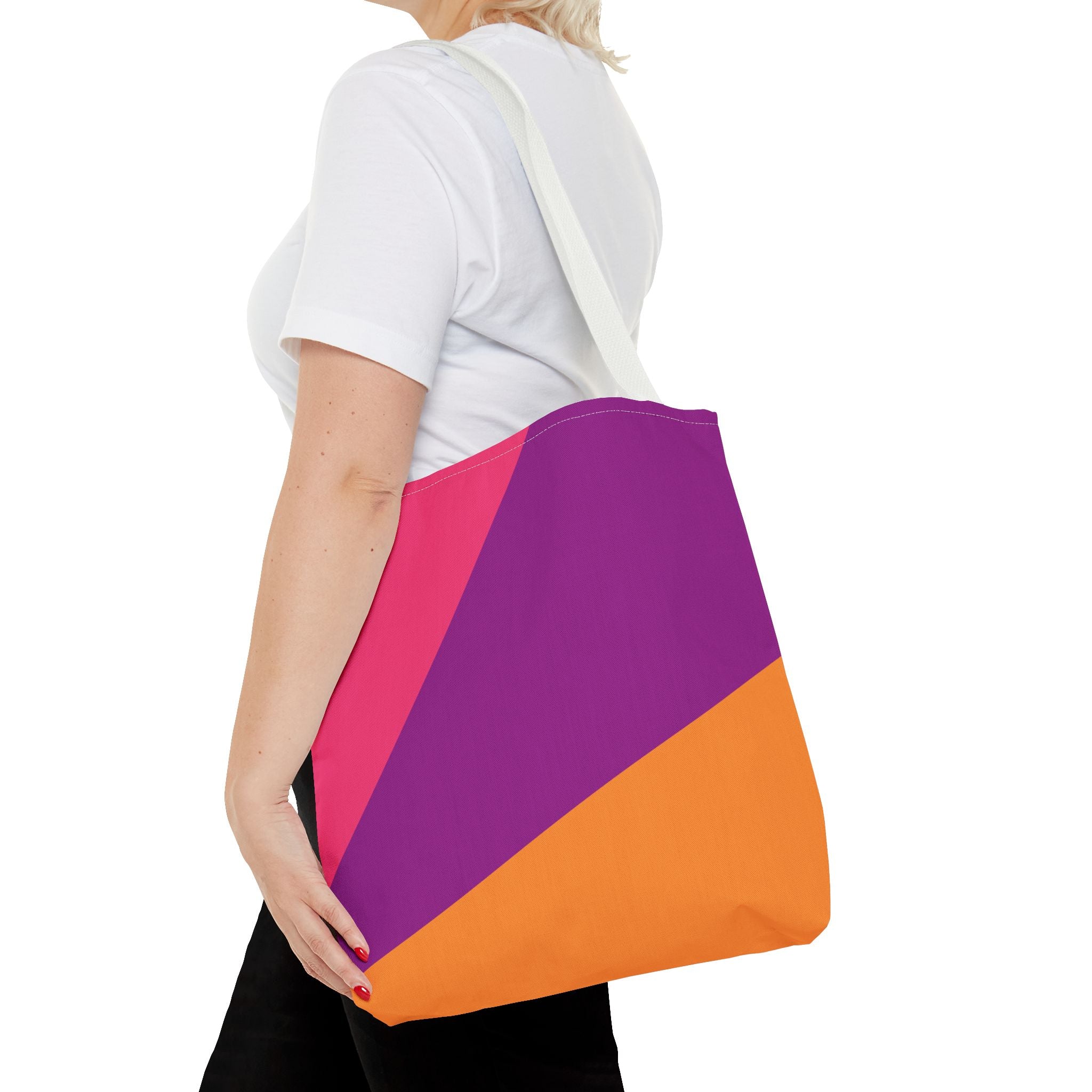Colorblock Tote Bag