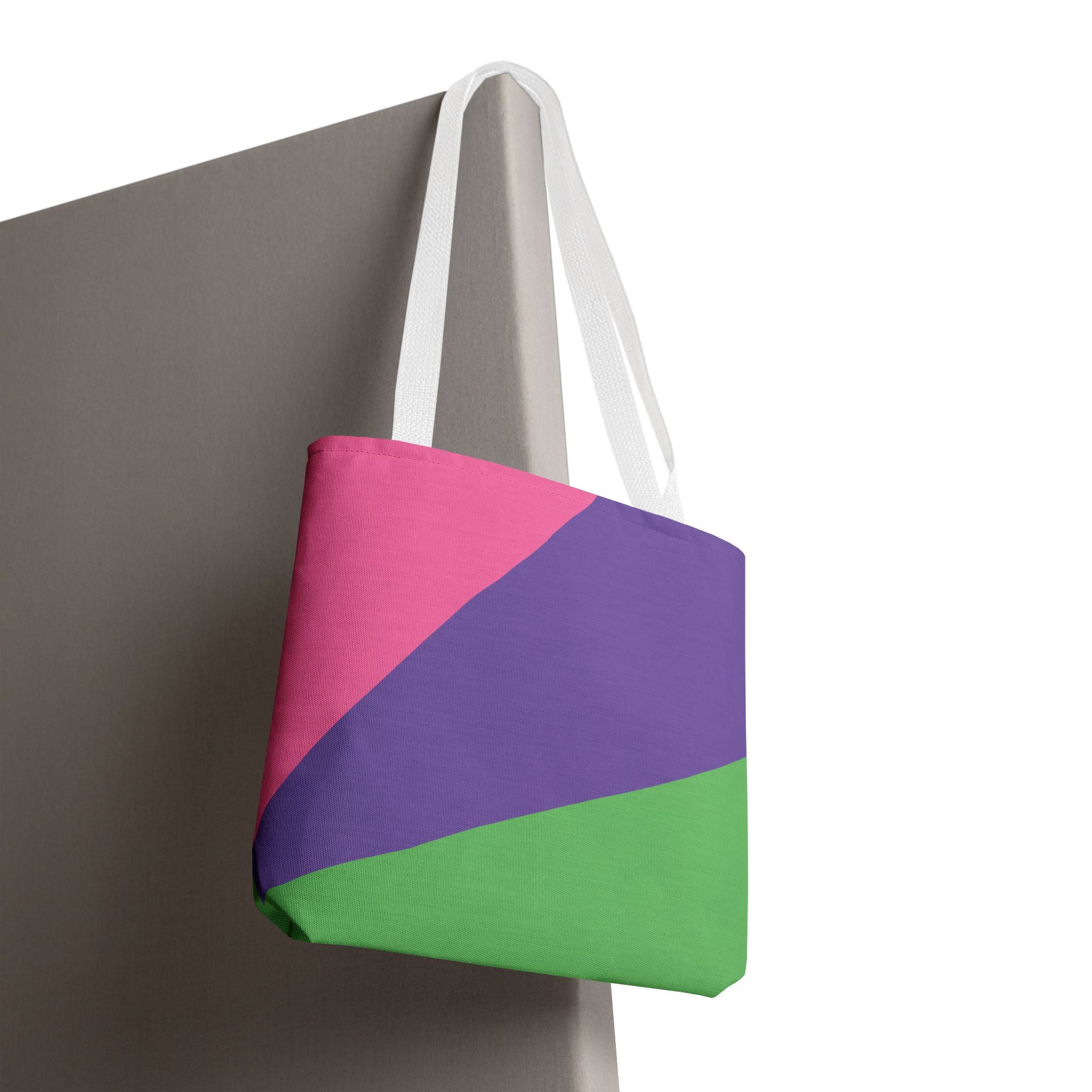 Colorblock Tote Bag