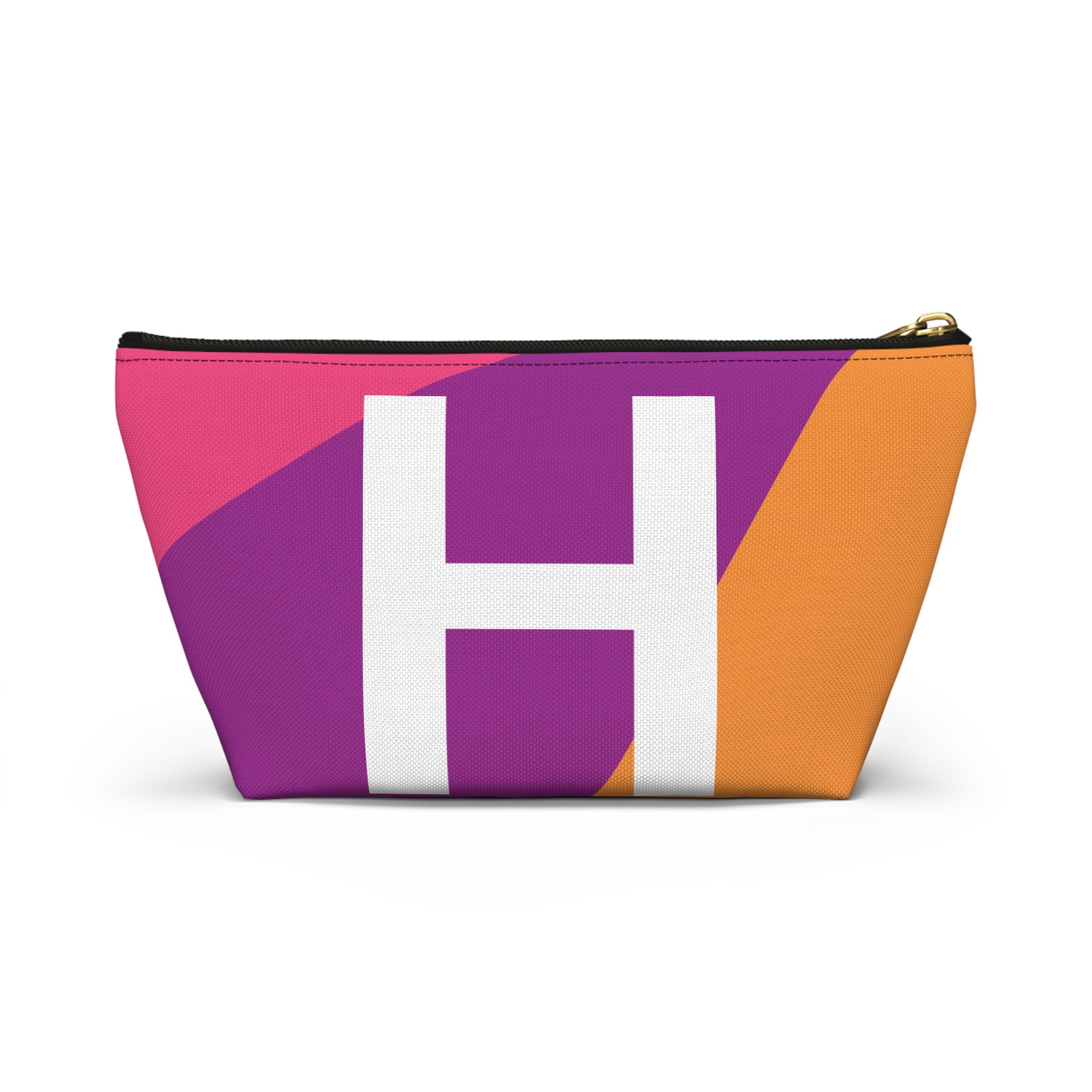 Colorblock Accessory Pouch — Monogram H T-Bottom Cosmetic Bag