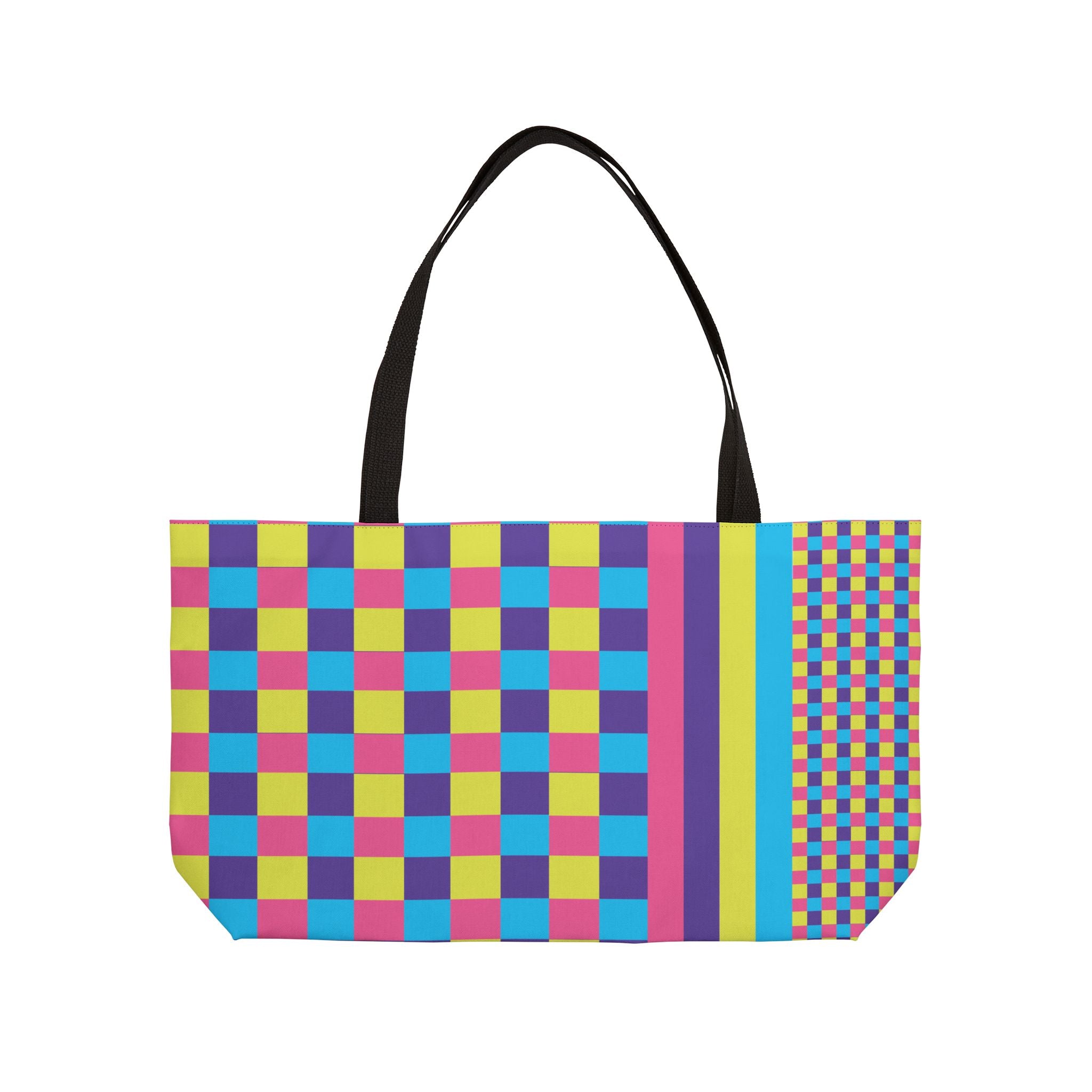Colorblock Tote Bag