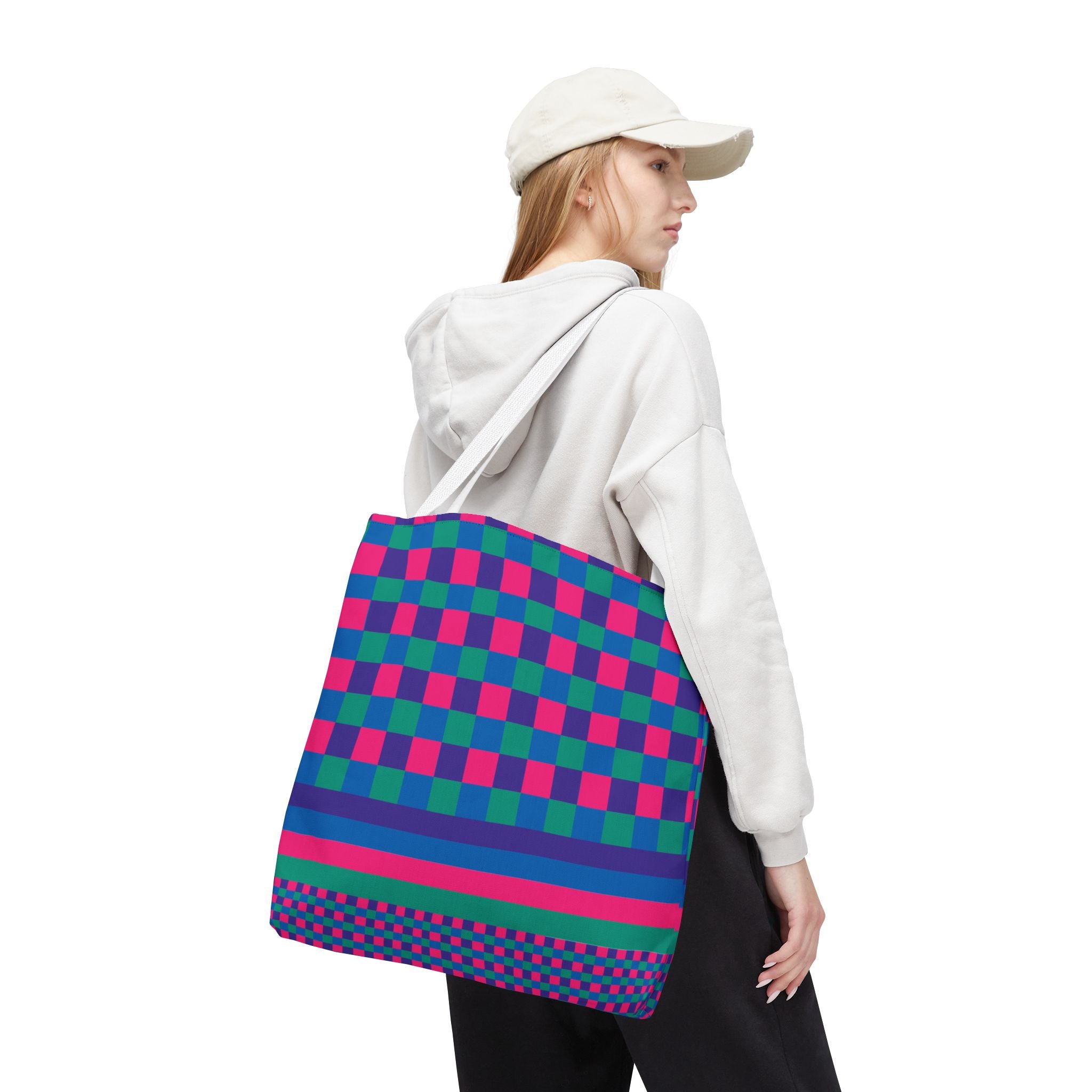 Colorblock Tote Bag