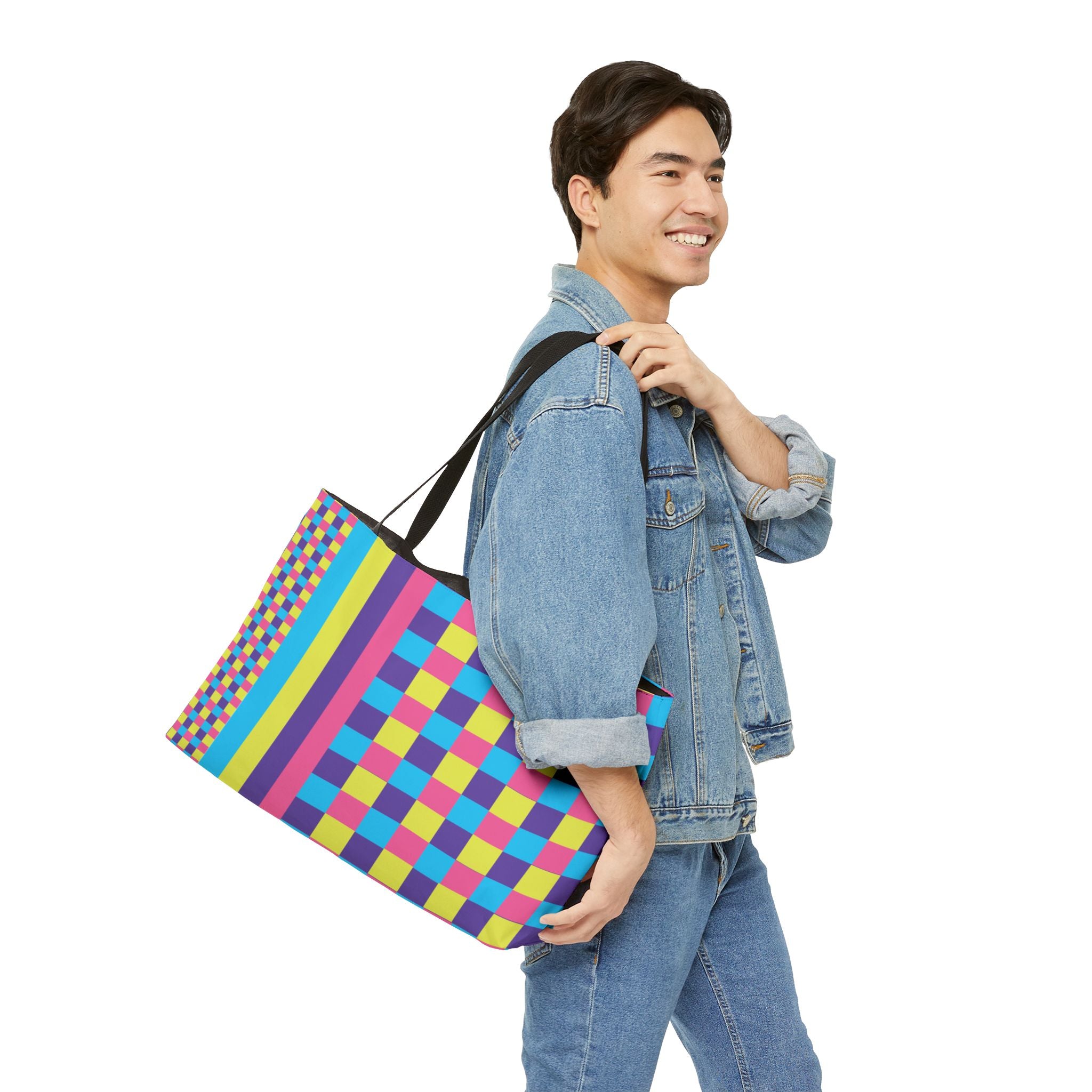 Colorblock Tote Bag