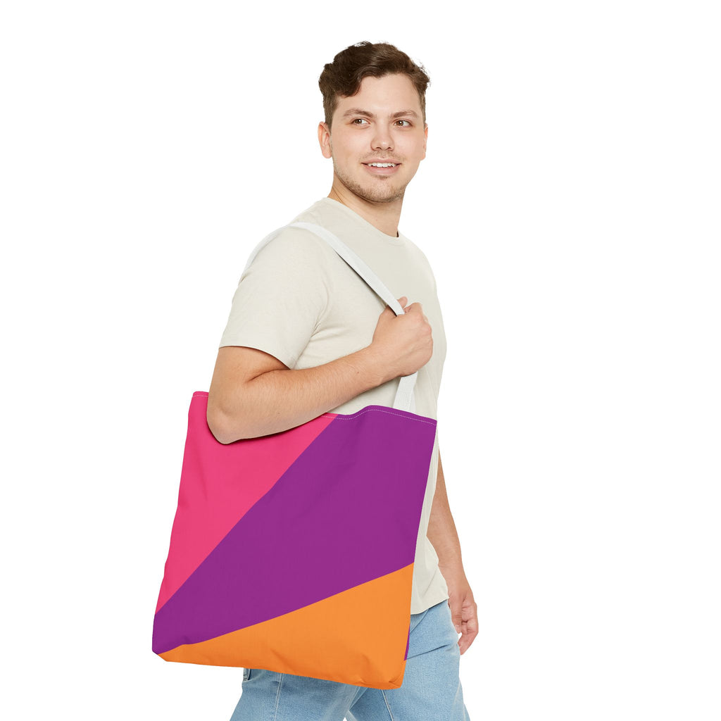 Colorblock Tote Bag