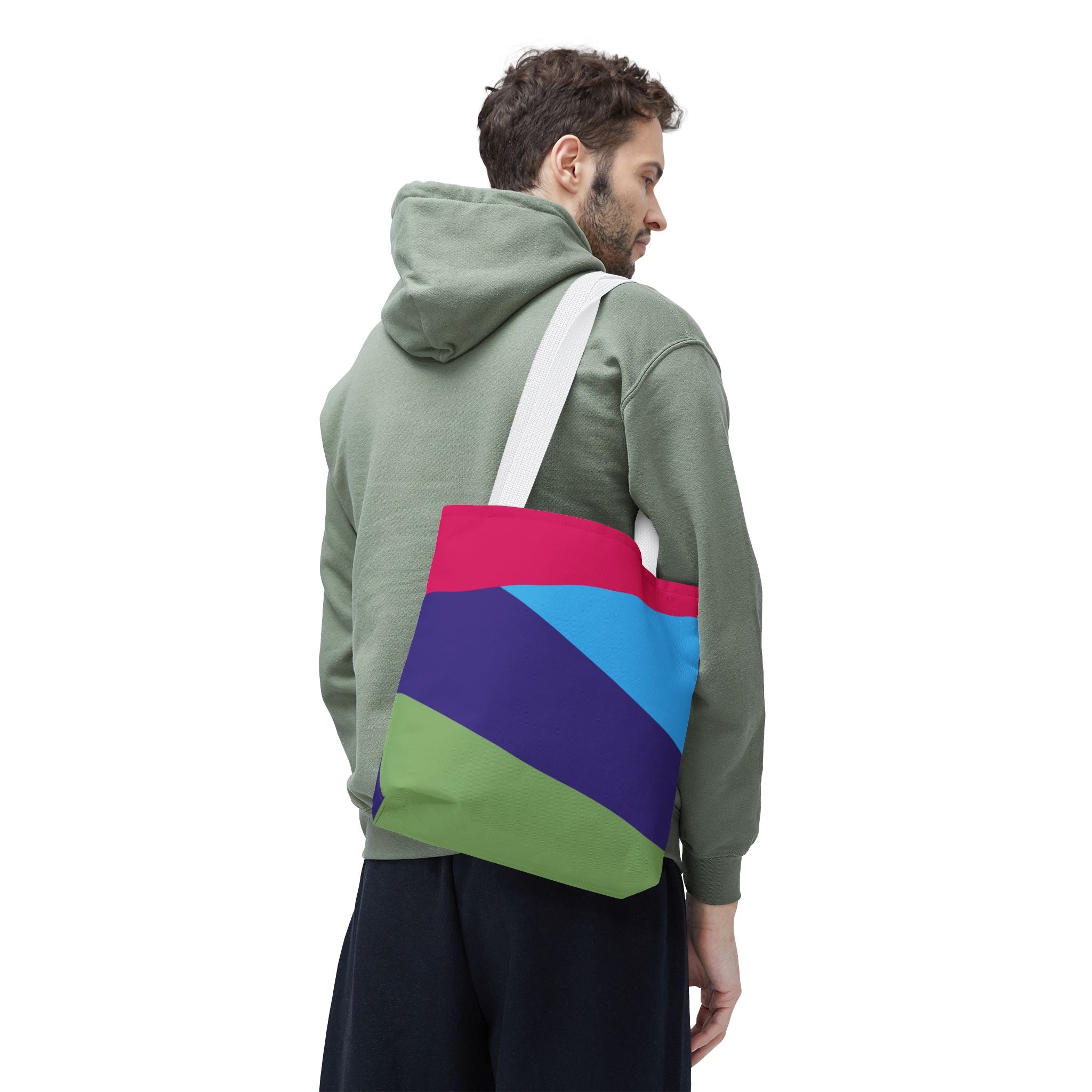 Colorblock Tote Bag