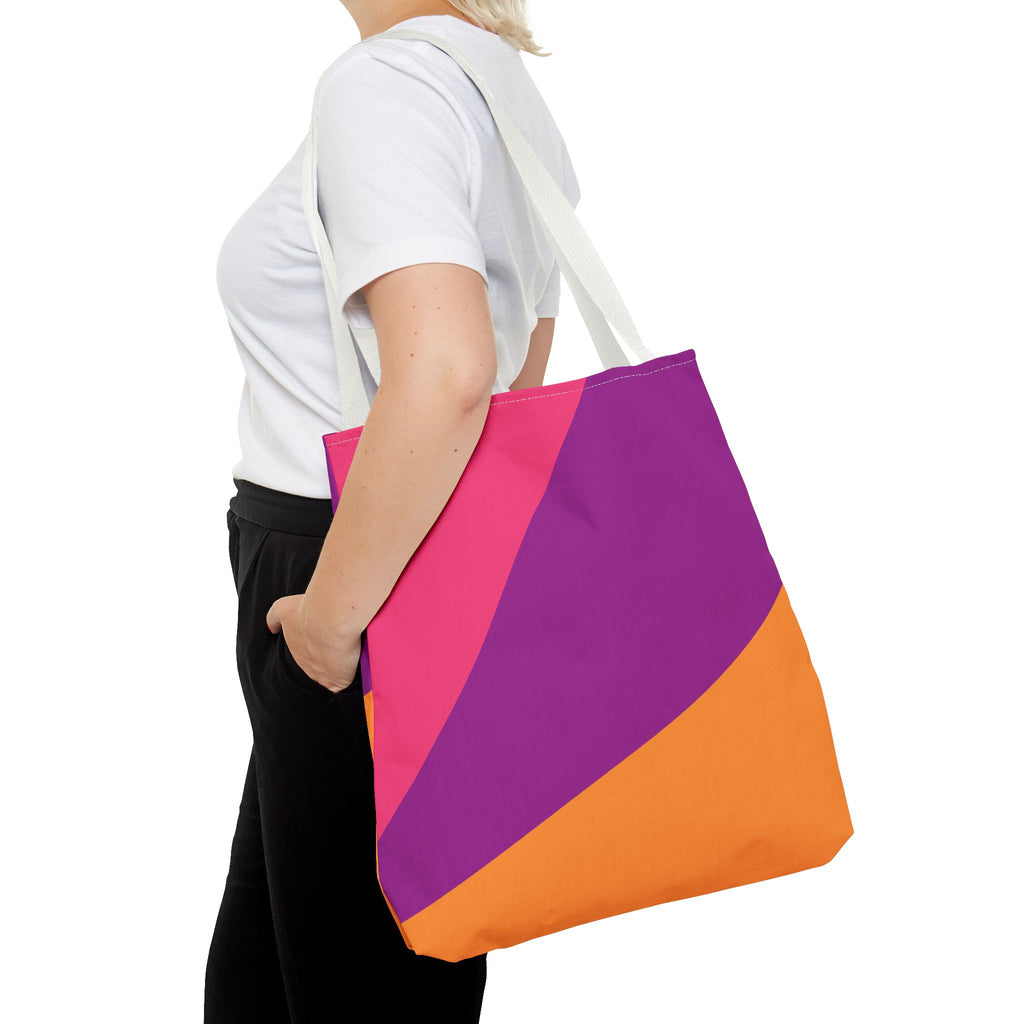 Colorblock Tote Bag