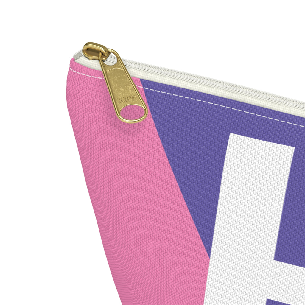 Colorblock Accessory Pouch — Monogram H T-Bottom Cosmetic Bag