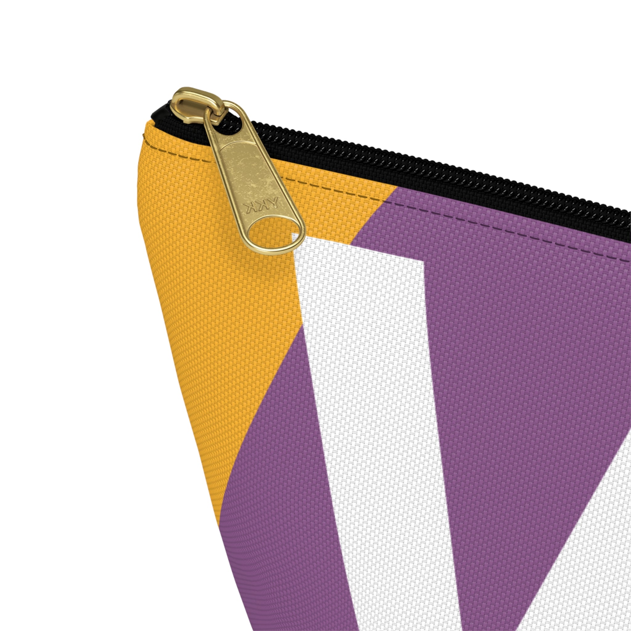 Colorblock Accessory Pouch — Monogram W T-Bottom Cosmetic Bag