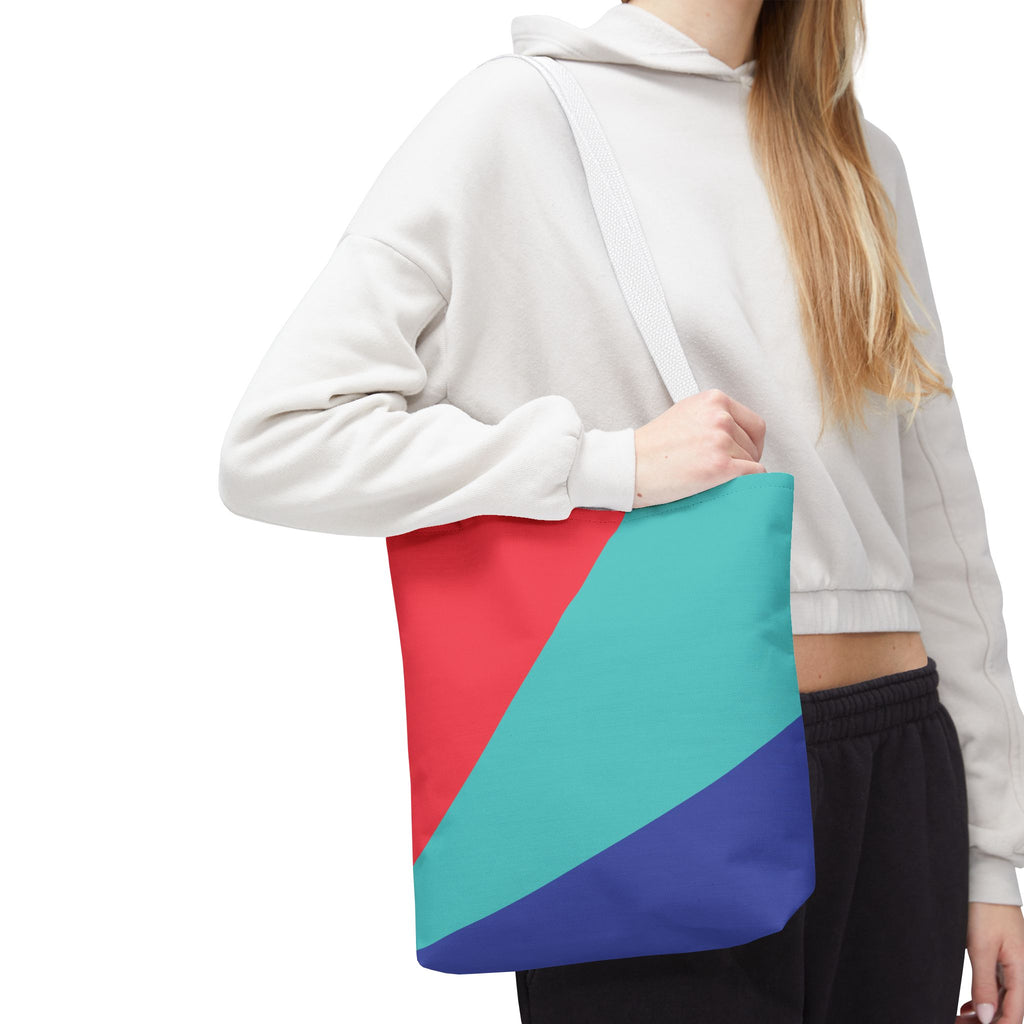 Colorblock Tote Bag