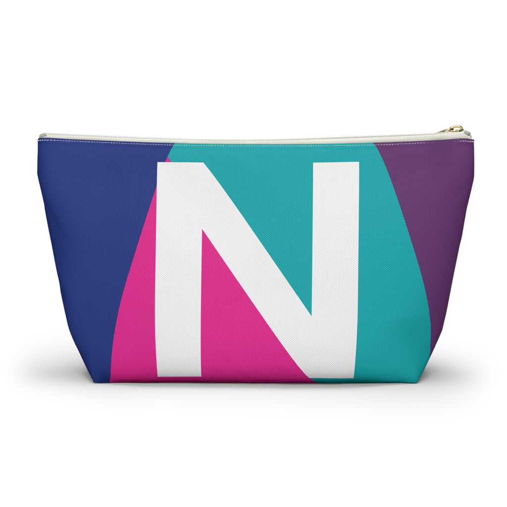 Colorblock Accessory Pouch — Monogram N T-Bottom Cosmetic Bag