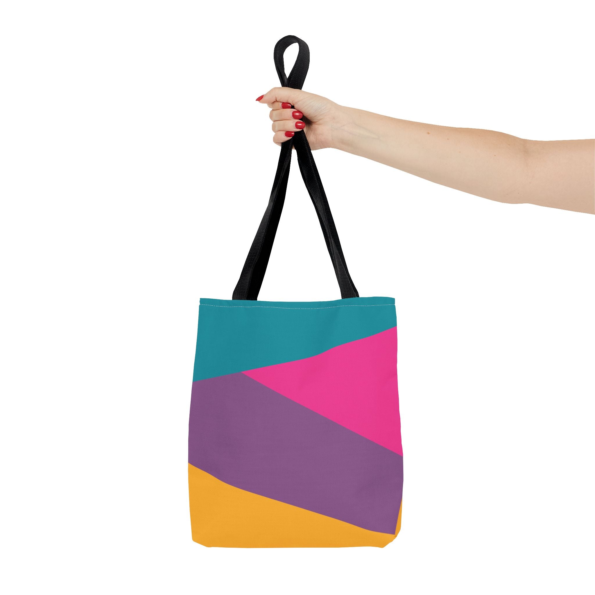 Colorblock Tote Bag