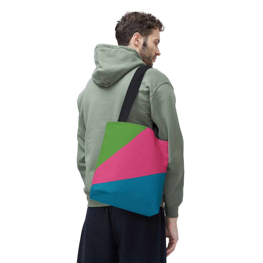 Colorblock Tote Bag