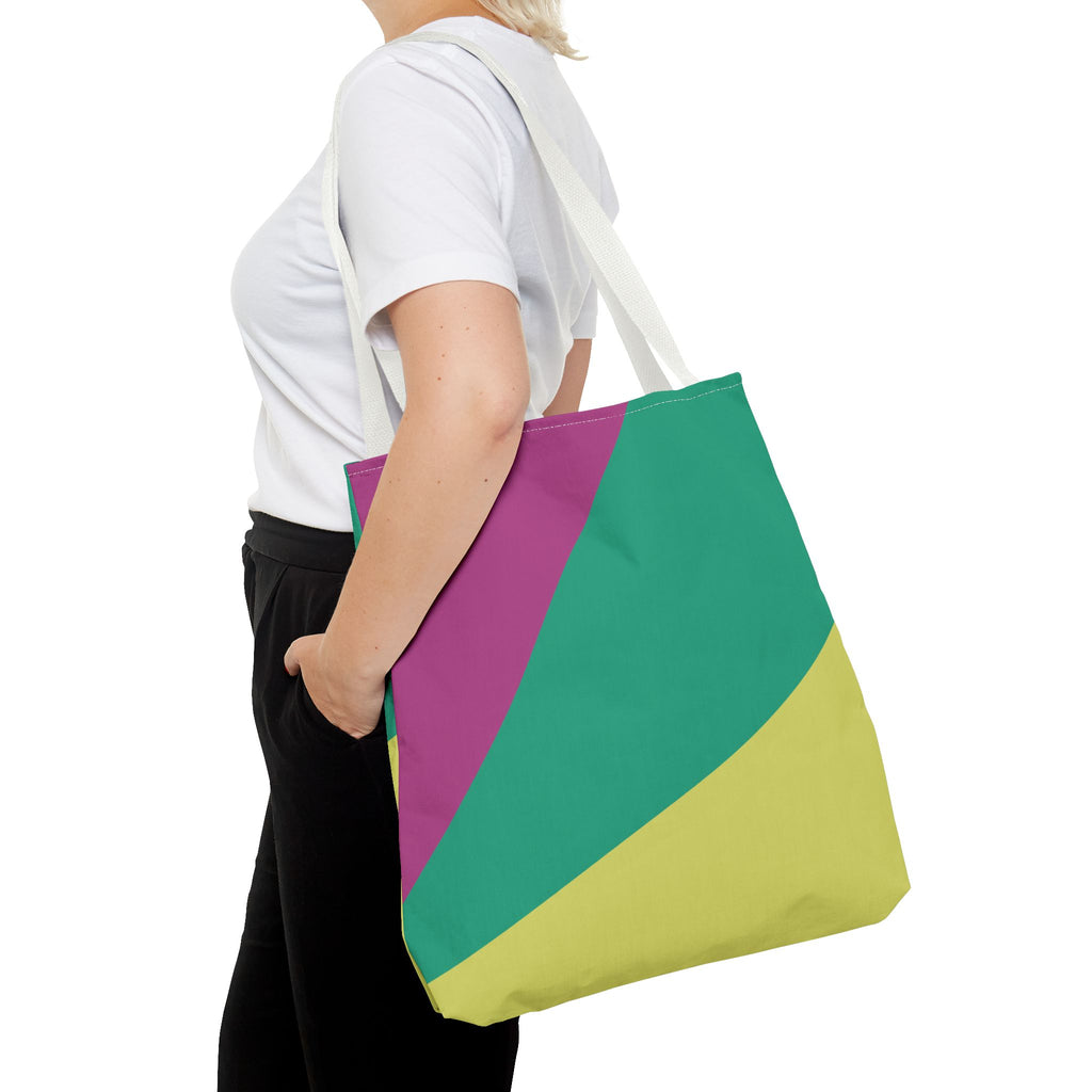 Colorblock Tote Bag