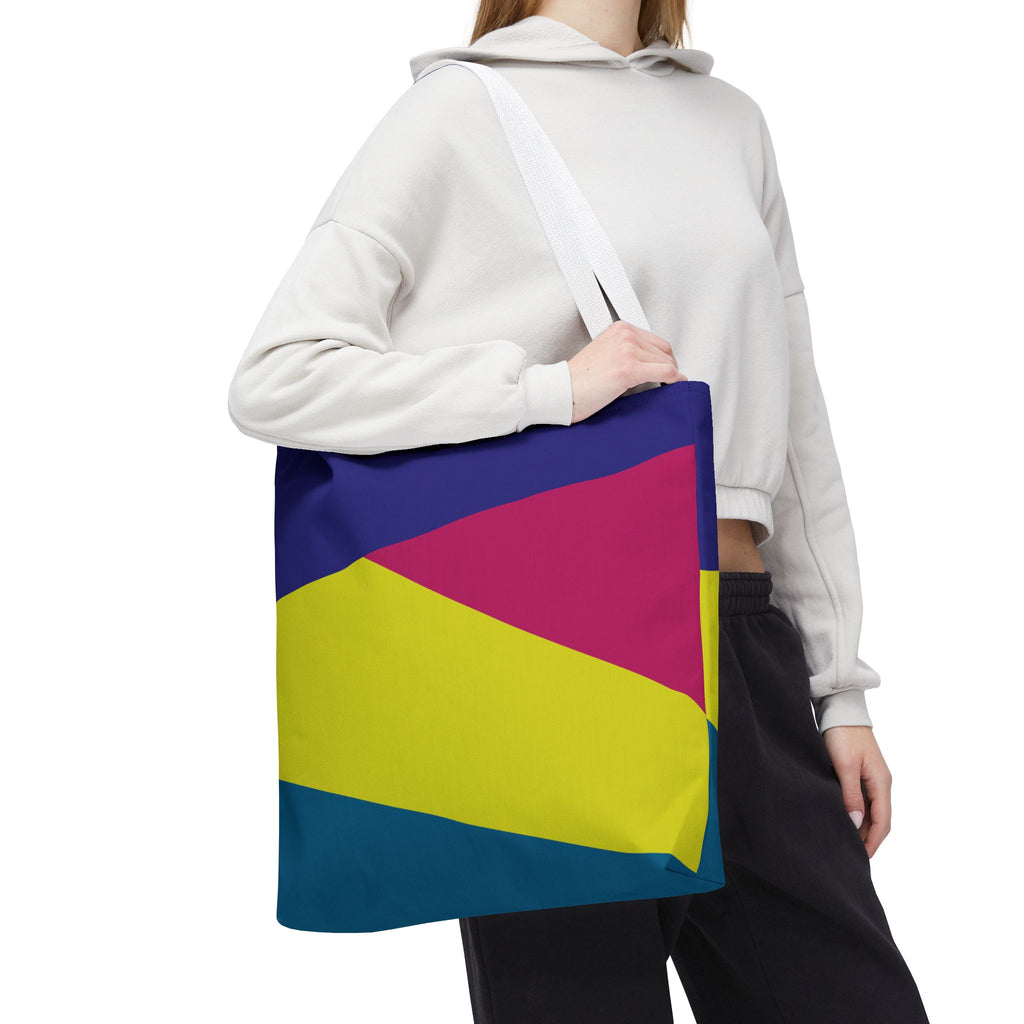 Colorblock Tote Bag