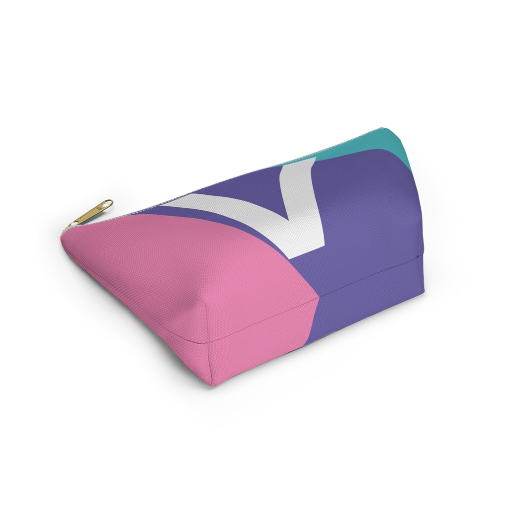 Colorblock Accessory Pouch — Monogram V T-Bottom Cosmetic Bag