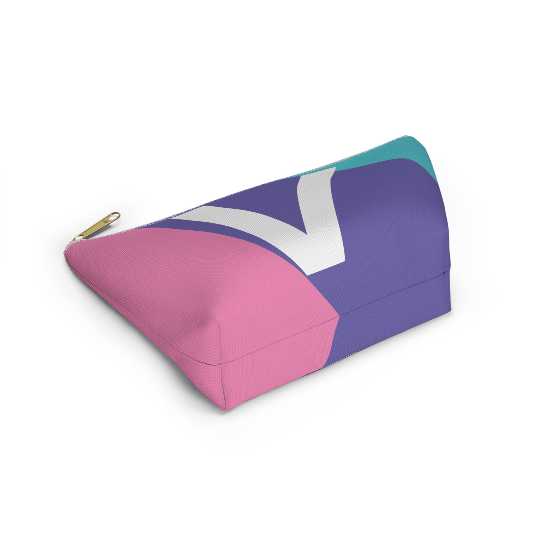 Colorblock Accessory Pouch — Monogram V T-Bottom Cosmetic Bag