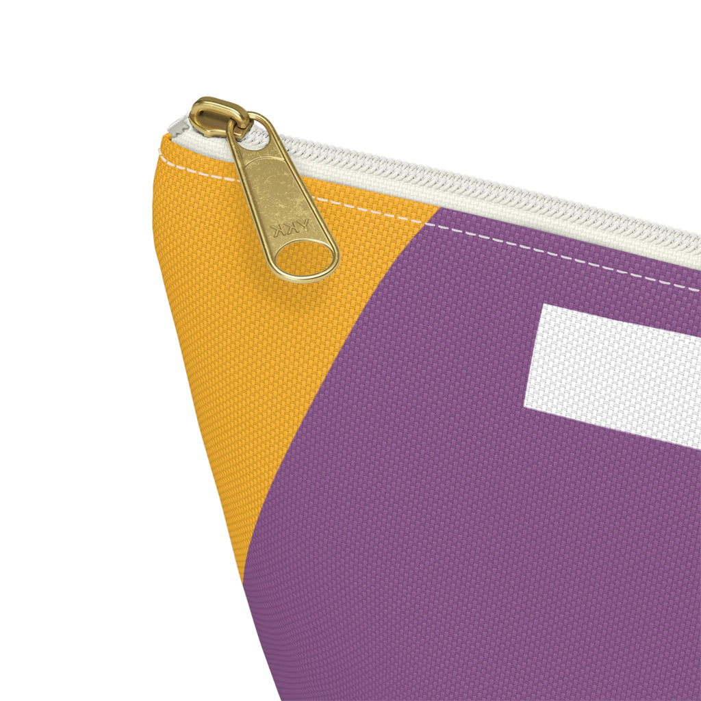 Colorblock Accessory Pouch — Monogram T T-Bottom Cosmetic Bag
